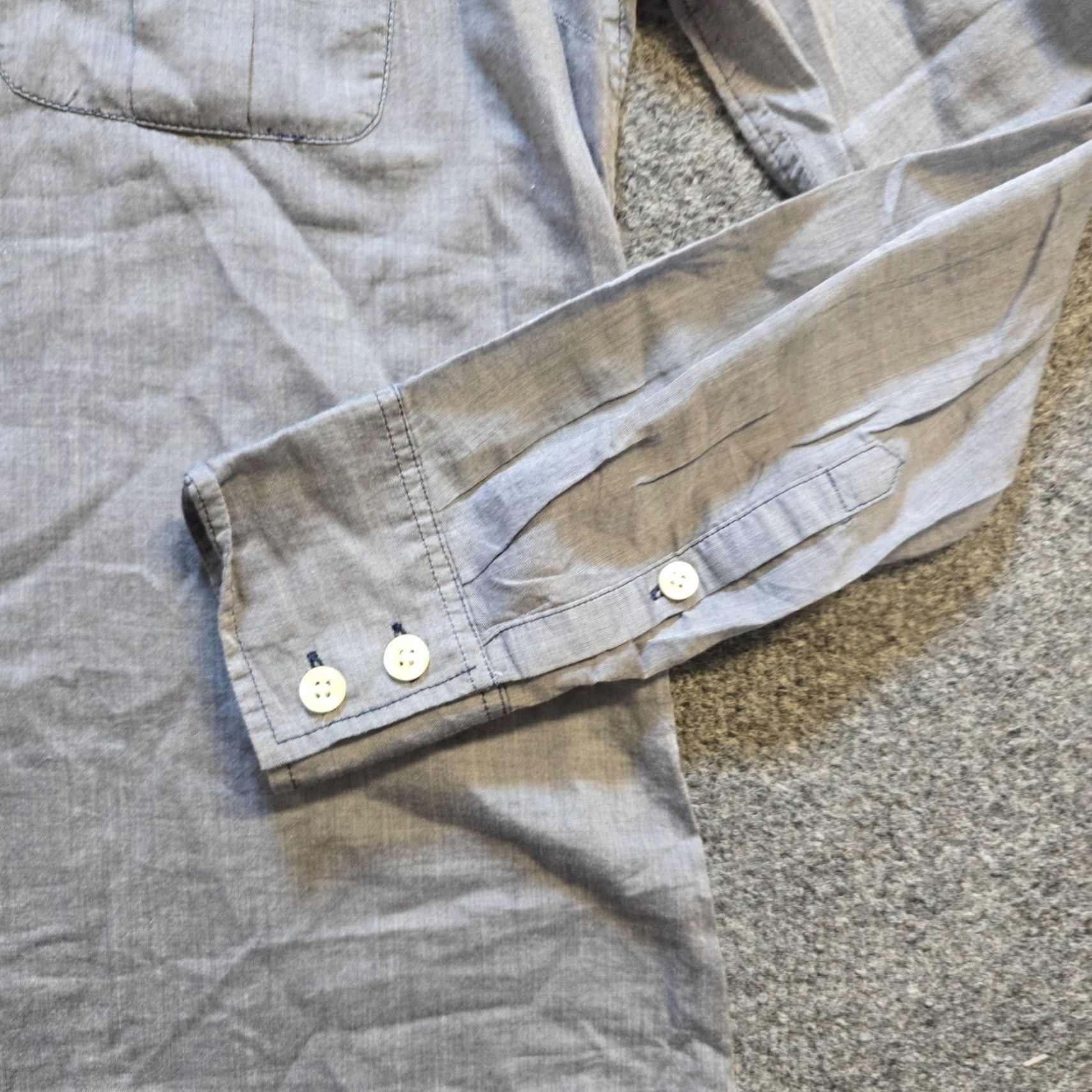 J.Crew J.CREW Top Women S Gray Perfect Shirt Lightweight Casual Size S / US 4 / IT 40 - 3 Thumbnail