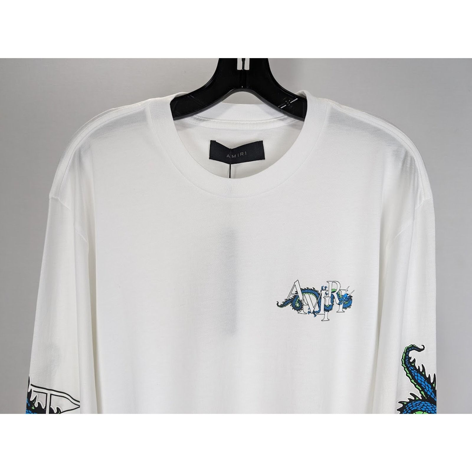 Amiri o1rshd1 Q:2 / CNY Dragon L/S T-Shirt in White Size US XXL / EU 58 / 5 - 6 Thumbnail