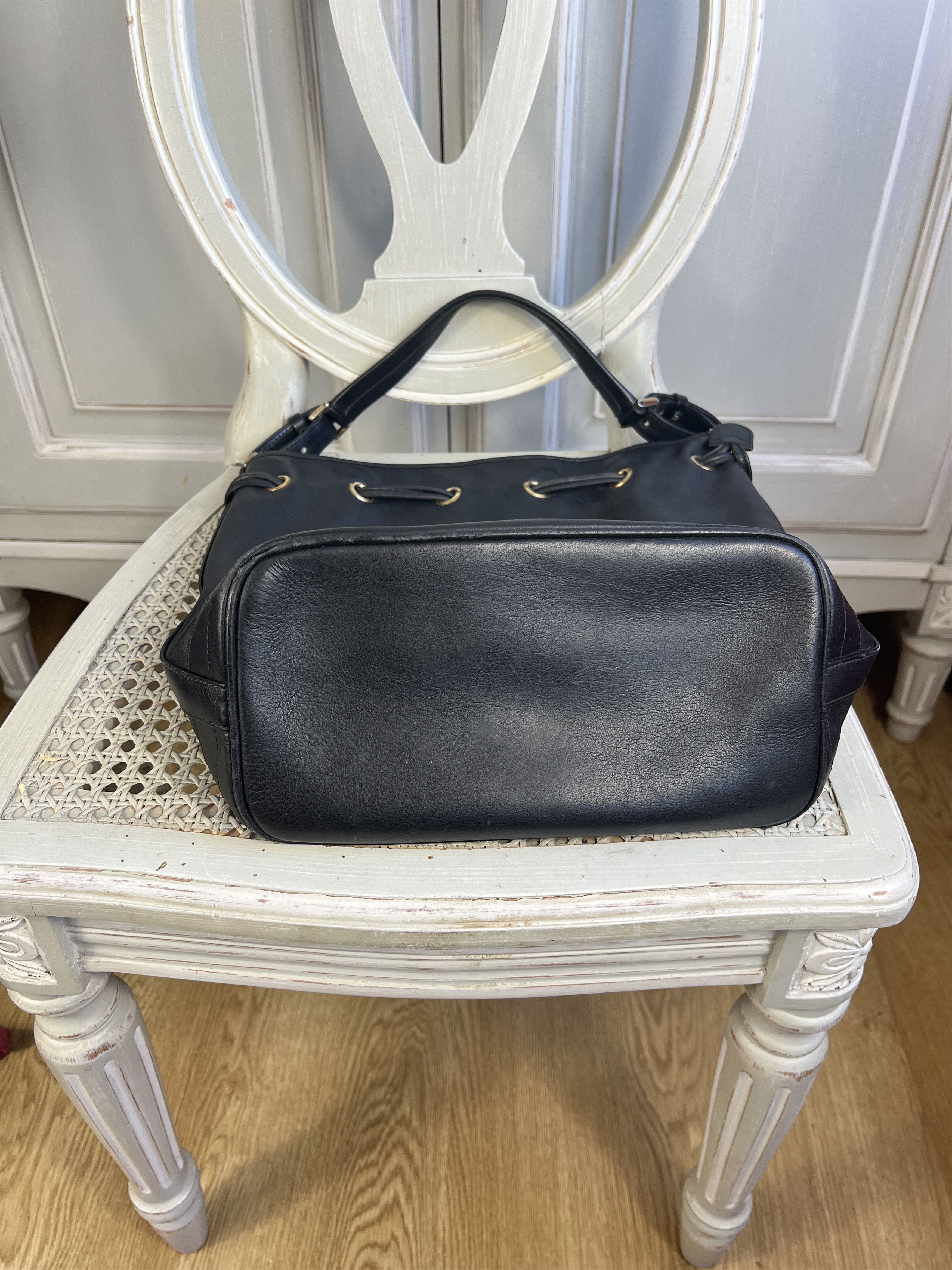 Gucci VINTAGE GUCCI SHOULDER BUCKET BLACK BAG Size ONE SIZE - 5 Thumbnail