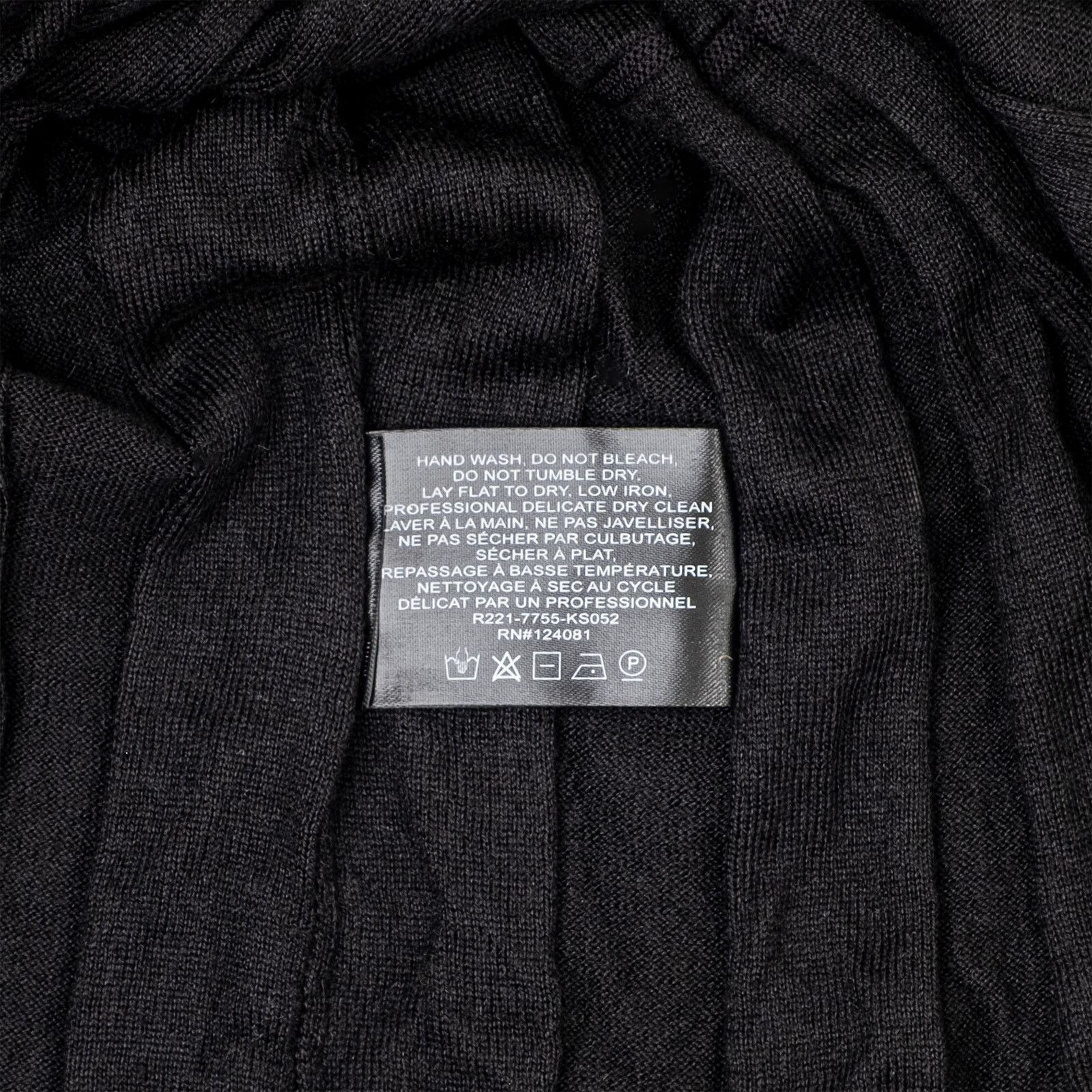 Proenza Schouler PROENZA SCHOULER Wide Ribbed Silk-Cashmere Midi Dress Black Size S / US 4 / IT 40 - 10 Thumbnail