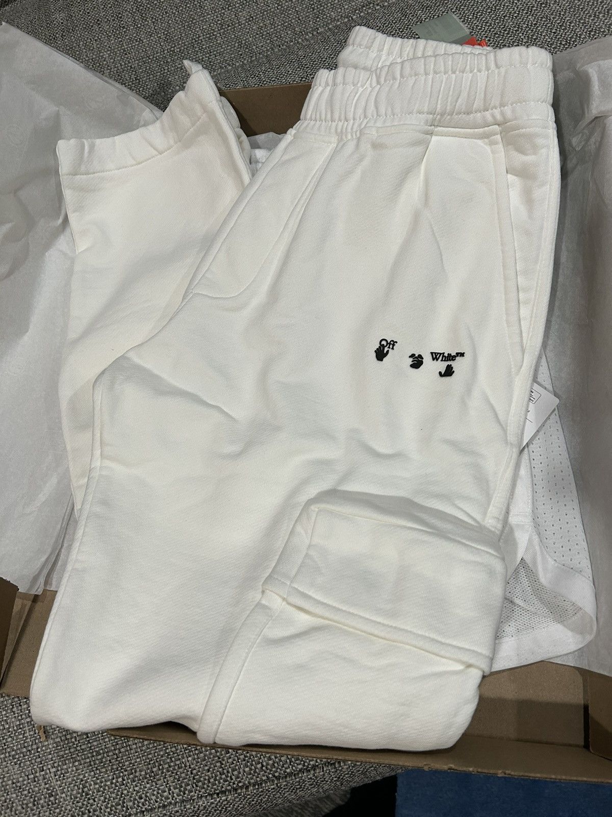 image of Off White Off-White Cargo Sweatpants, Men's (Size 30)