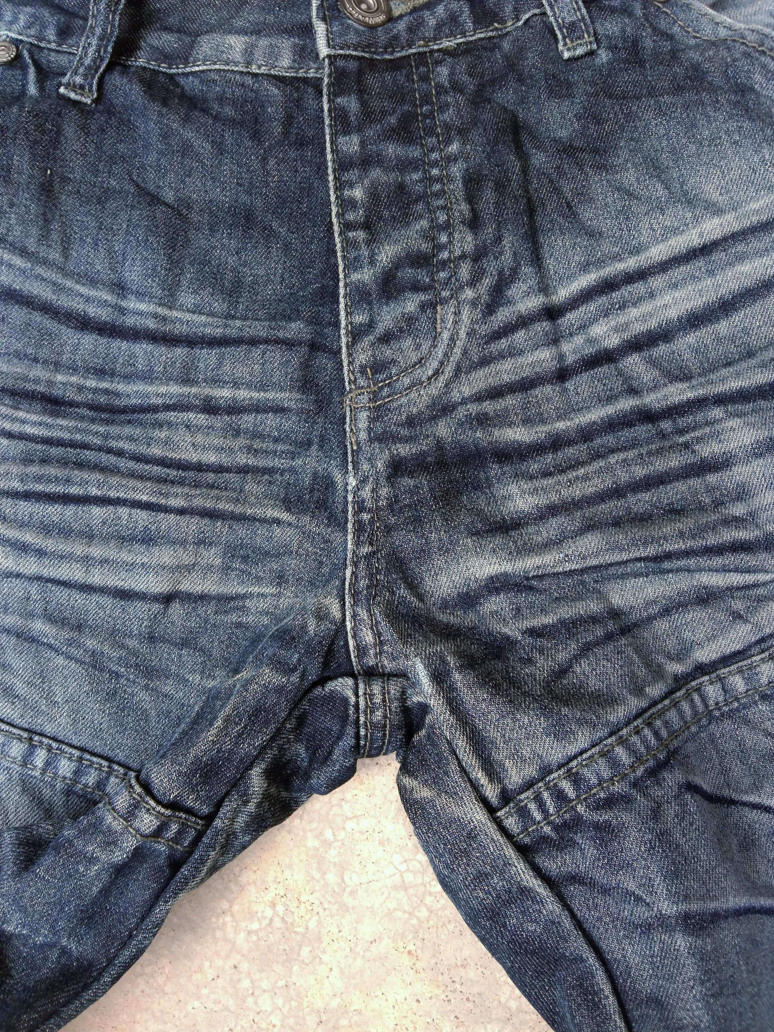 Jean Vintage Reward Denim Whisker Distressed Jeans 34x36 Size US 34 / EU 50 - 5 Thumbnail