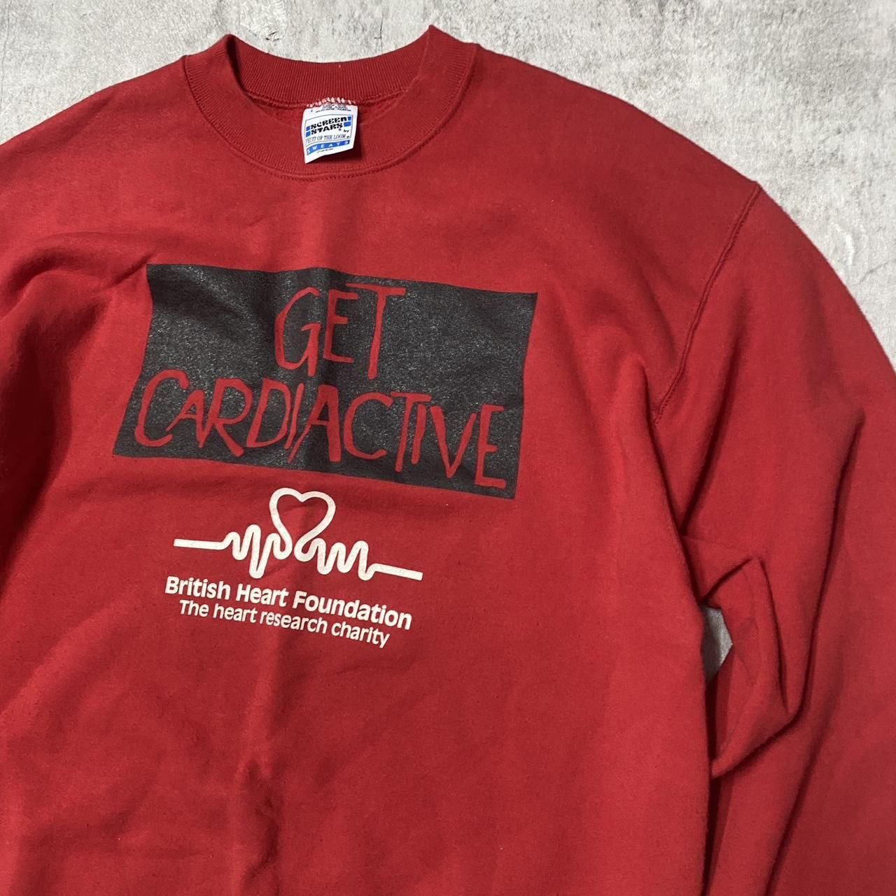 Other Red vintage 90s cardiac rehab sweatshirt streetwear Size US L / EU 52-54 / 3 - 2 Thumbnail
