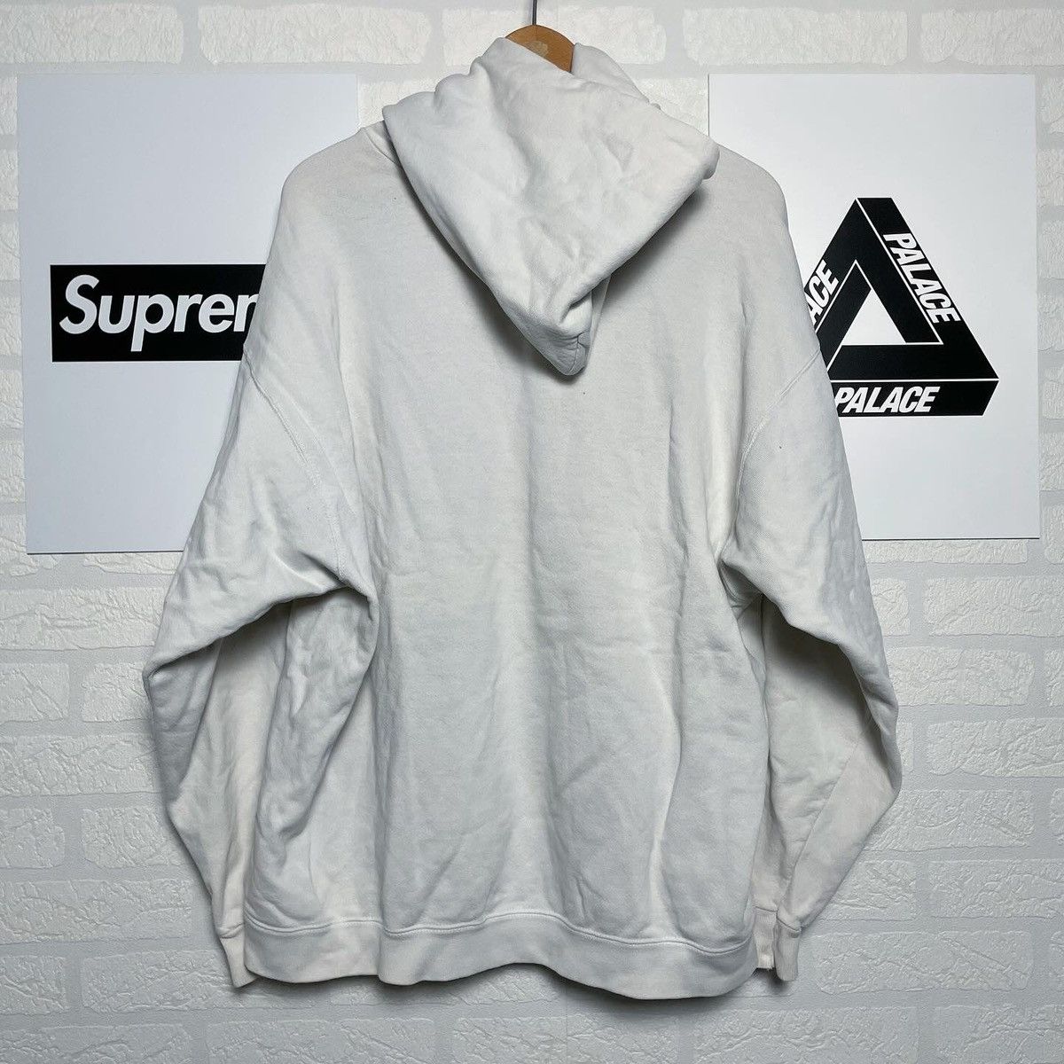 Nike × Vintage Vintage NIKE Drill Small Swoosh Boxy Fit Hoodie Made in USA Size US L / EU 52-54 / 3 - 2 Thumbnail