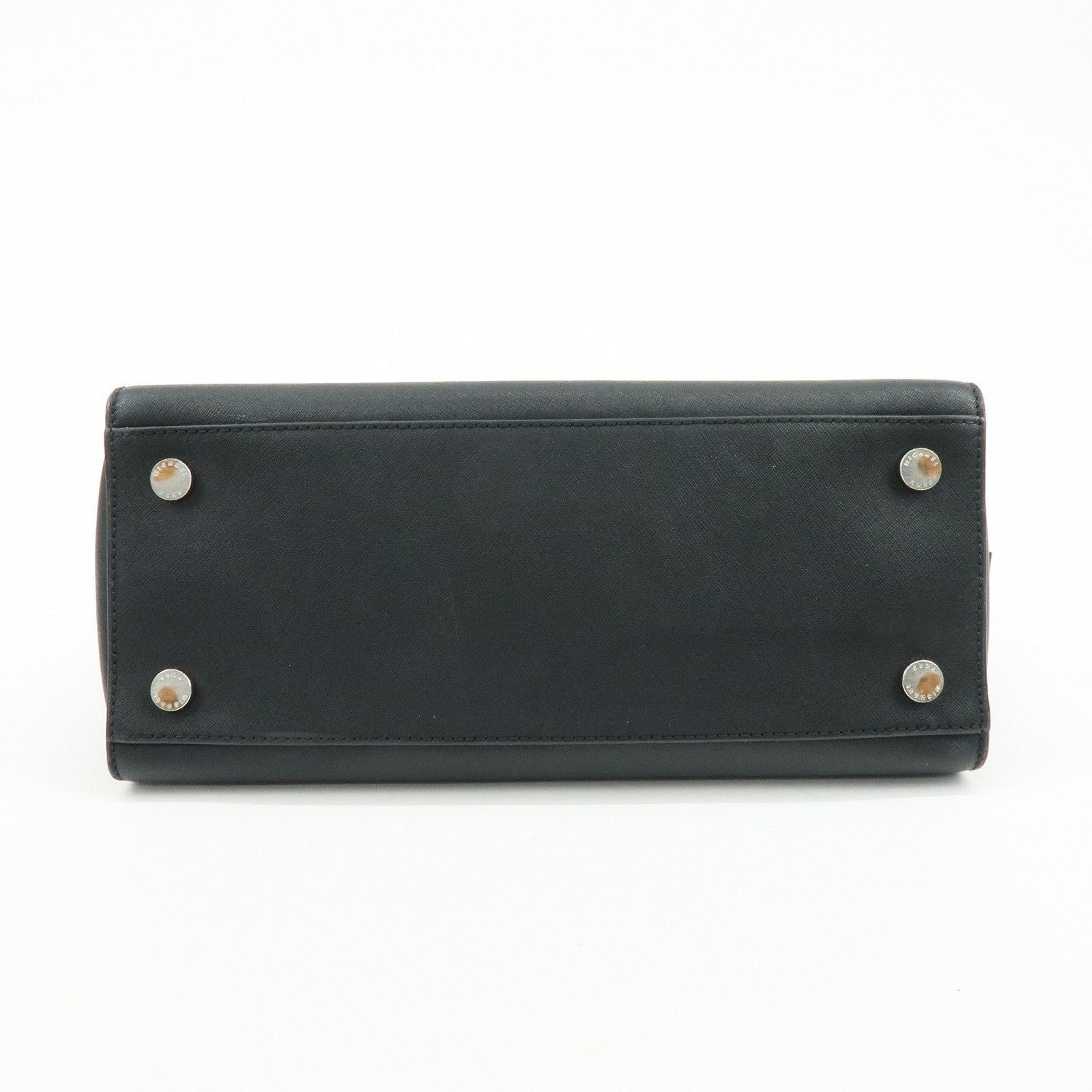 Michael Kors Michael Kors Saffiano Leather Handbag Black Size ONE SIZE - 4 Thumbnail