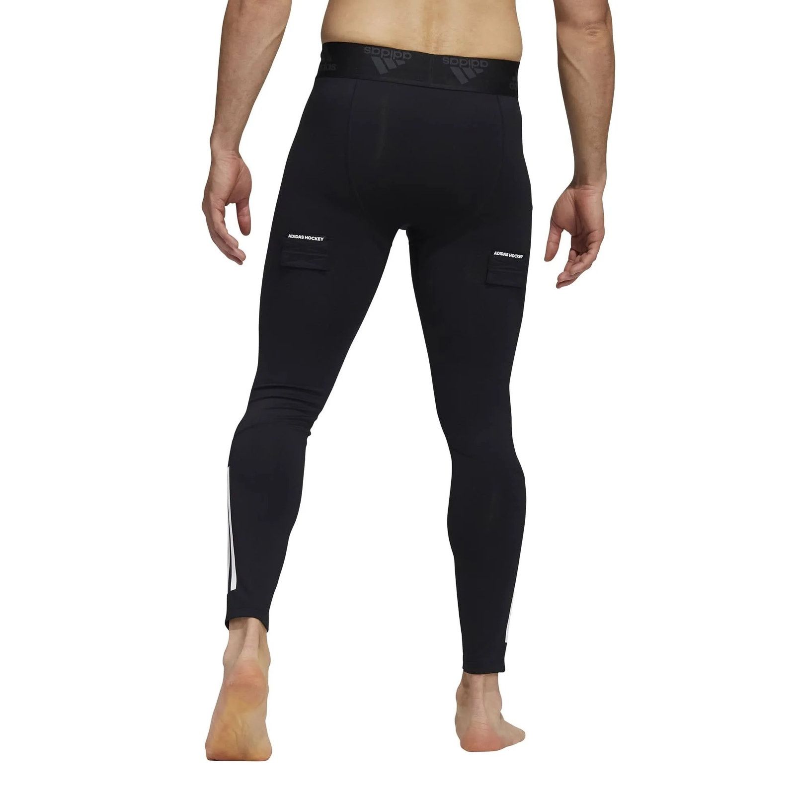 Adidas Adidas Baselayer Tights With Cup Black Hockey Pant Mens Sz M Size US 34 / EU 50 - 2 Thumbnail