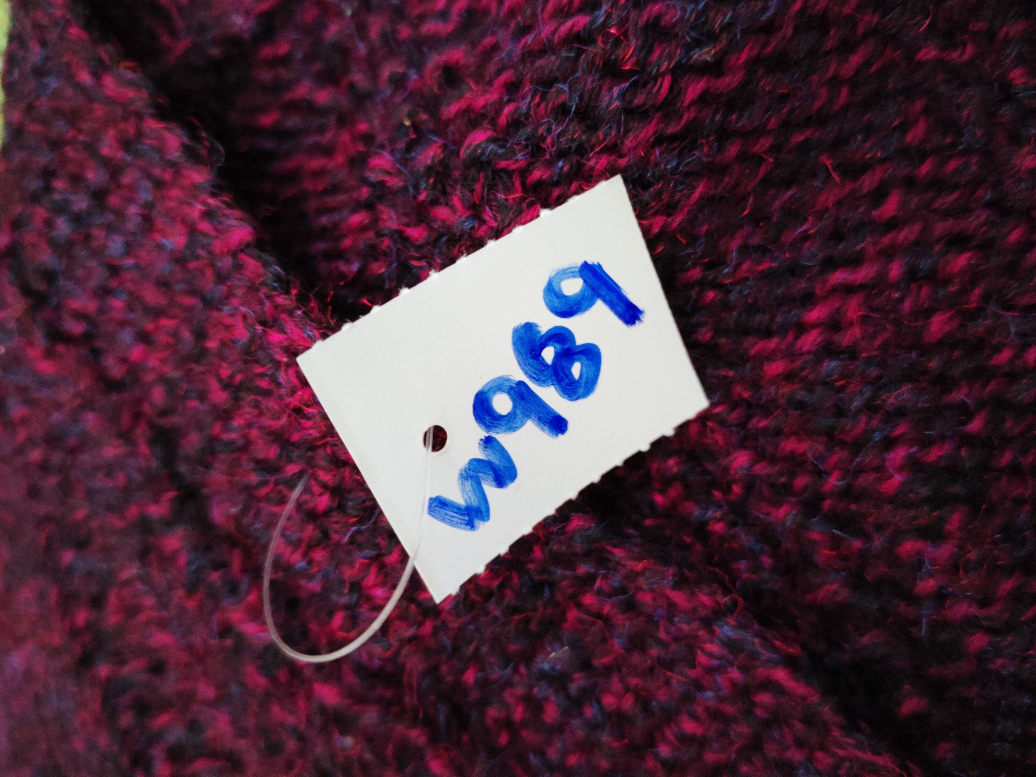 Aran Isles Knitwear × Japanese Brand × Vintage Japanese Brand Dark Purple Knitwear Button Up Vests #W989 Size M / US 6-8 / IT 42-44 - 10 Thumbnail