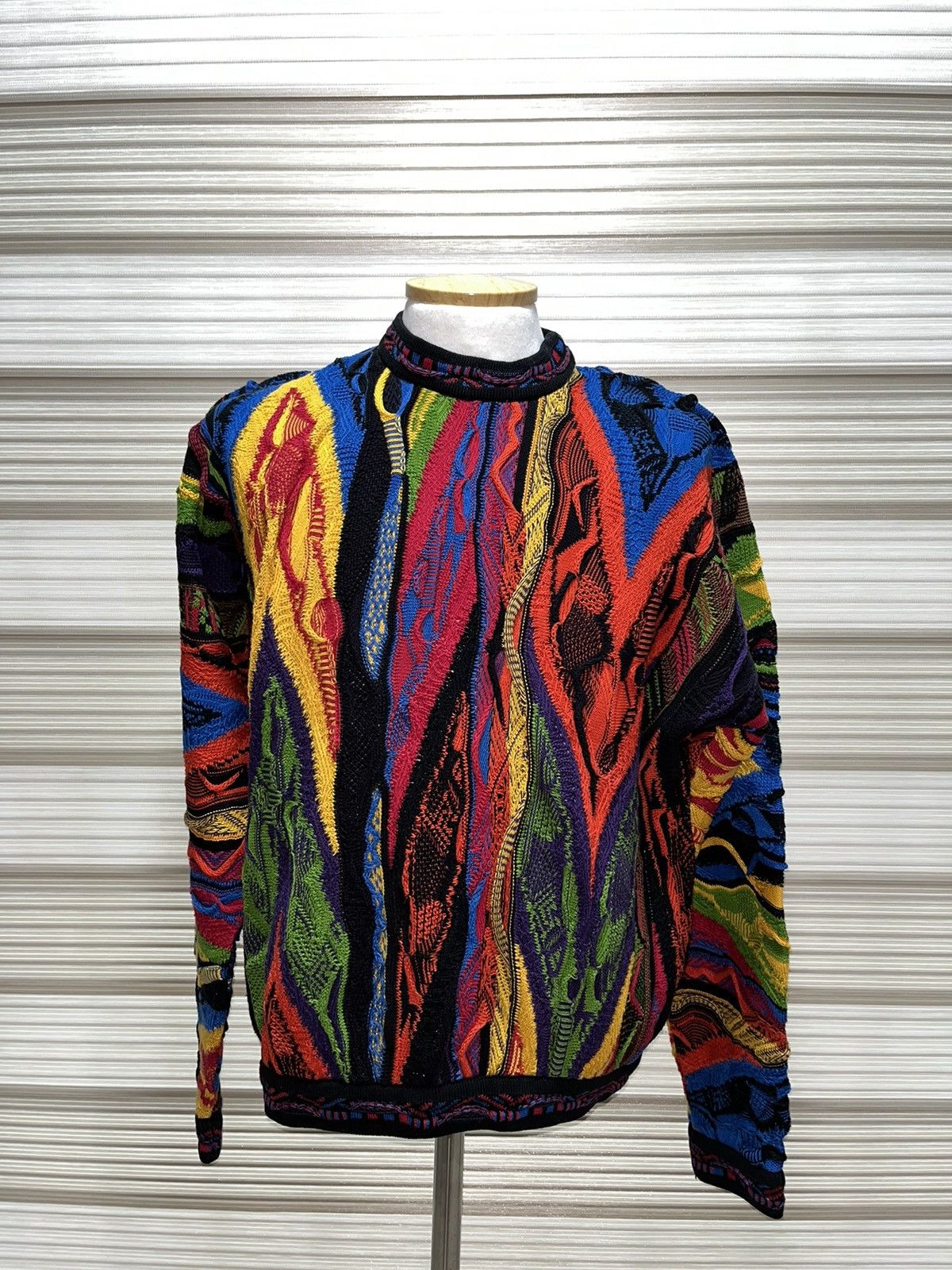 Image of Coogi Cable-Knit Sweater, Men's (Size Small)