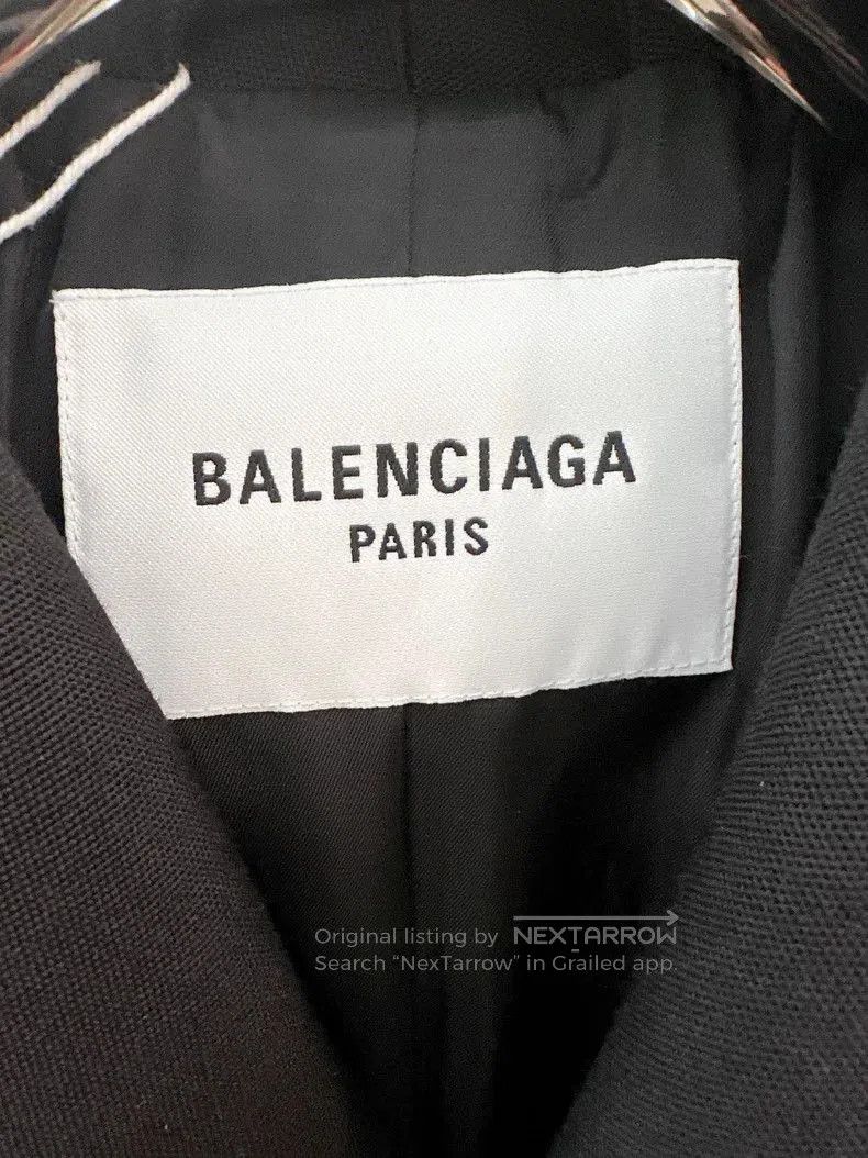 Balenciaga Balenciaga Black Oversized Blazer Size 36. Size US XS / EU 42 / 0 - 3 Thumbnail