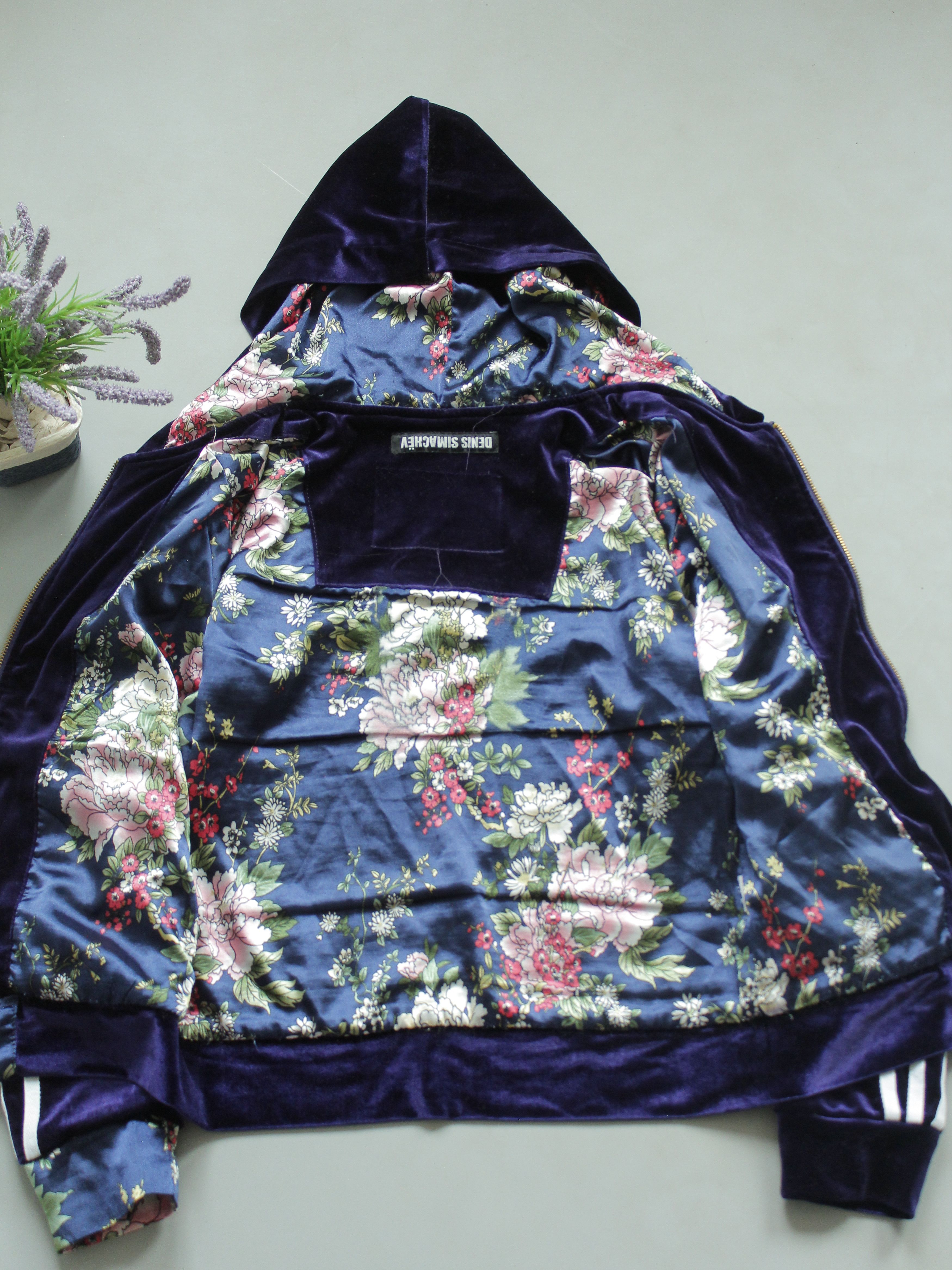 Denis Simachev Denis Simachev Womens Hoodie jacket Velour Three Stripes s m Size M / US 6-8 / IT 42-44 - 6 Thumbnail