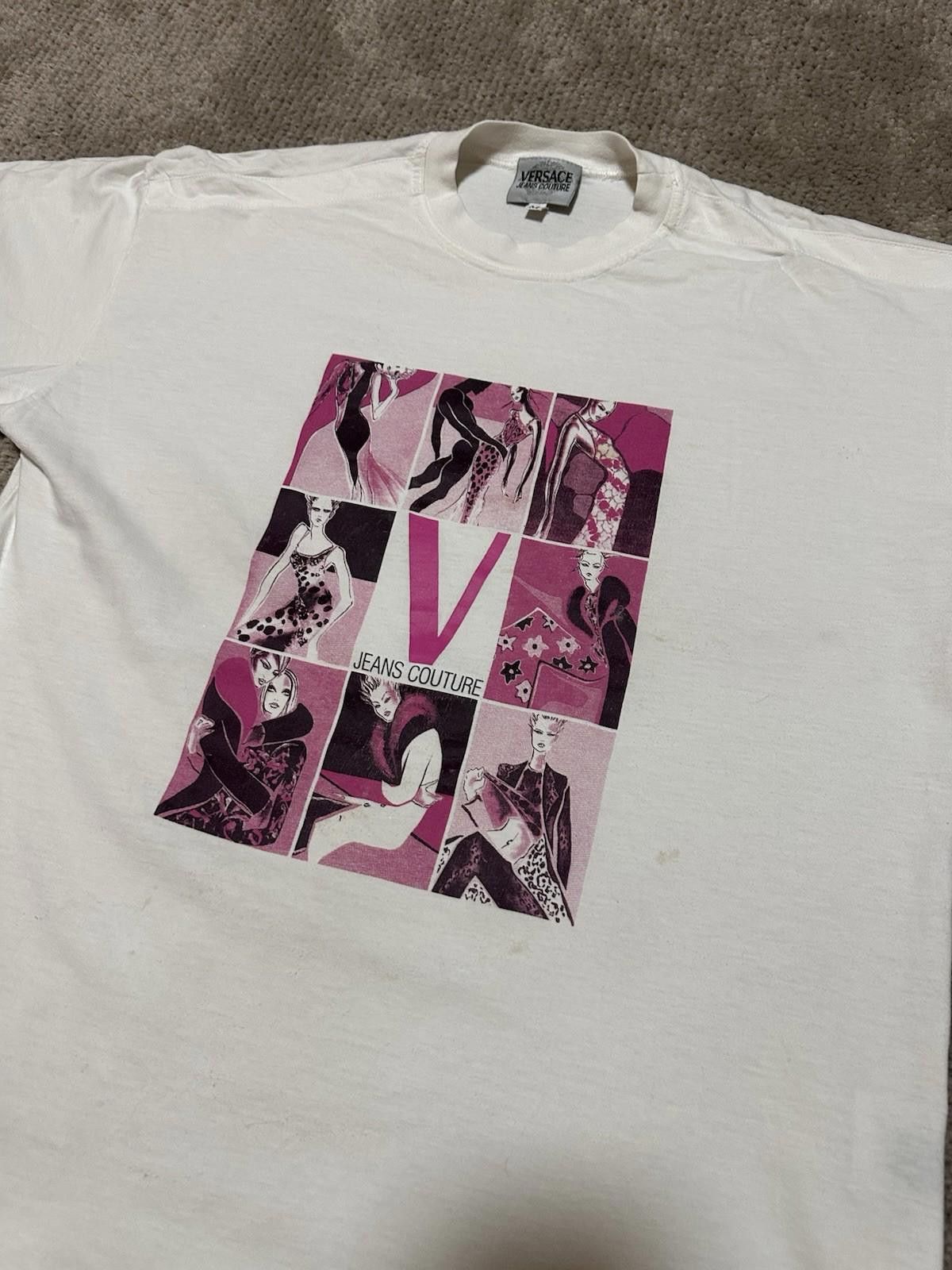 Versace Jeans Couture Vintage 1990's Versace Jeans Couture T-shirt Medusa Logo M Size US M / EU 48-50 / 2 - 3 Thumbnail