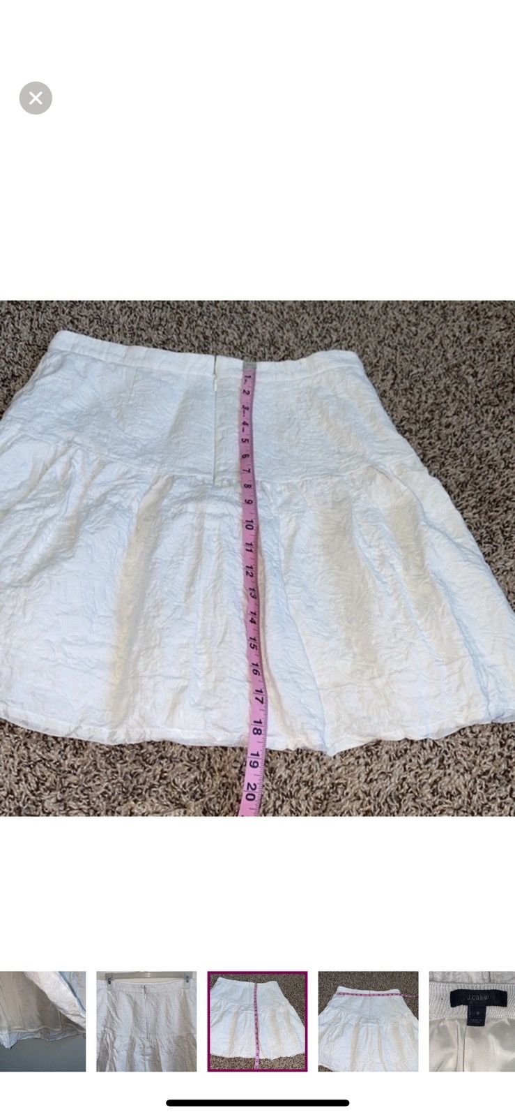 J.Crew J. Crew matelasse drop waist skirt size 6 Size 28" / US 6 / IT 42 - 3 Thumbnail