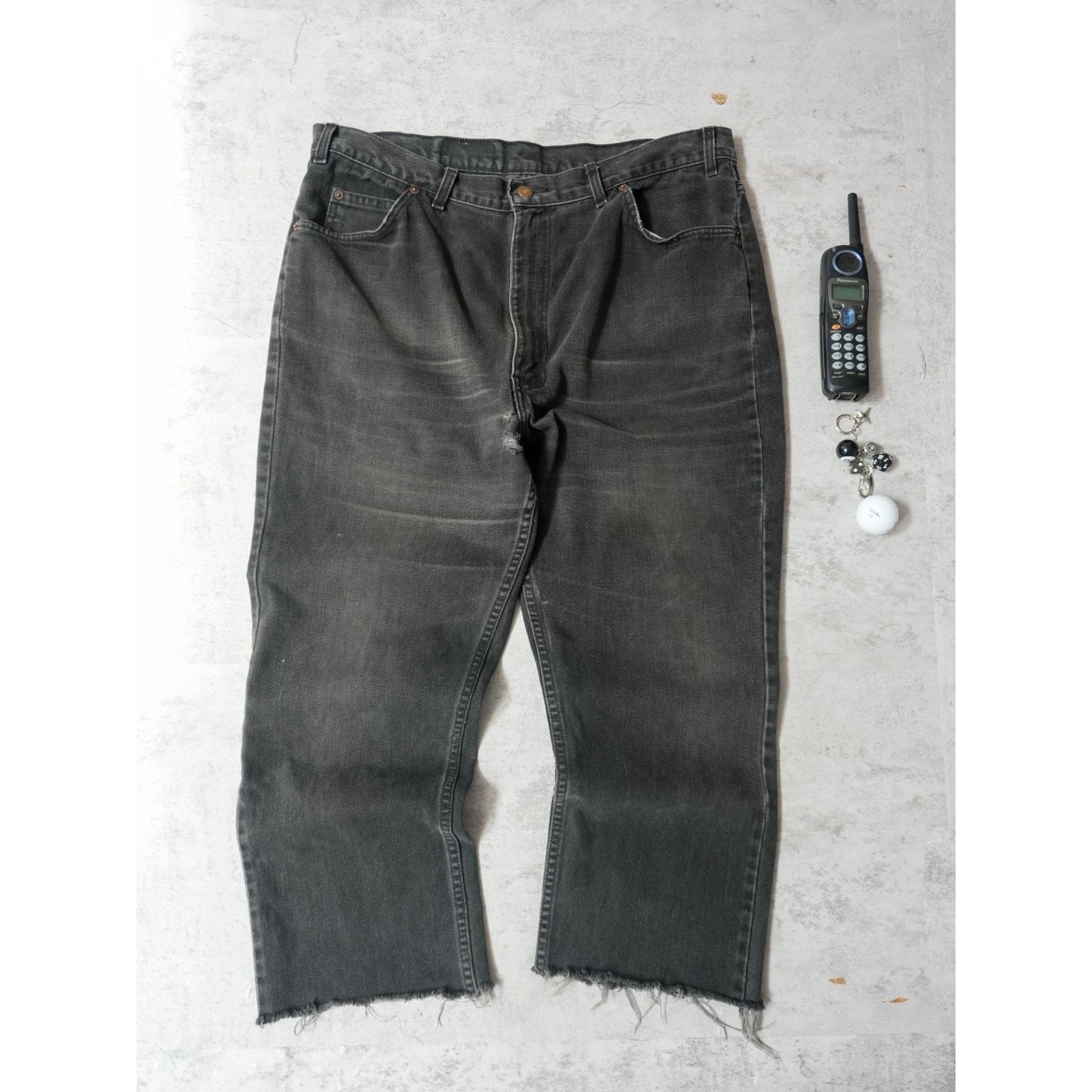 Levi's Vintage 90s Levis Orange Tab Black Jeans Size US 38 / EU 54 - 1 Thumbnail