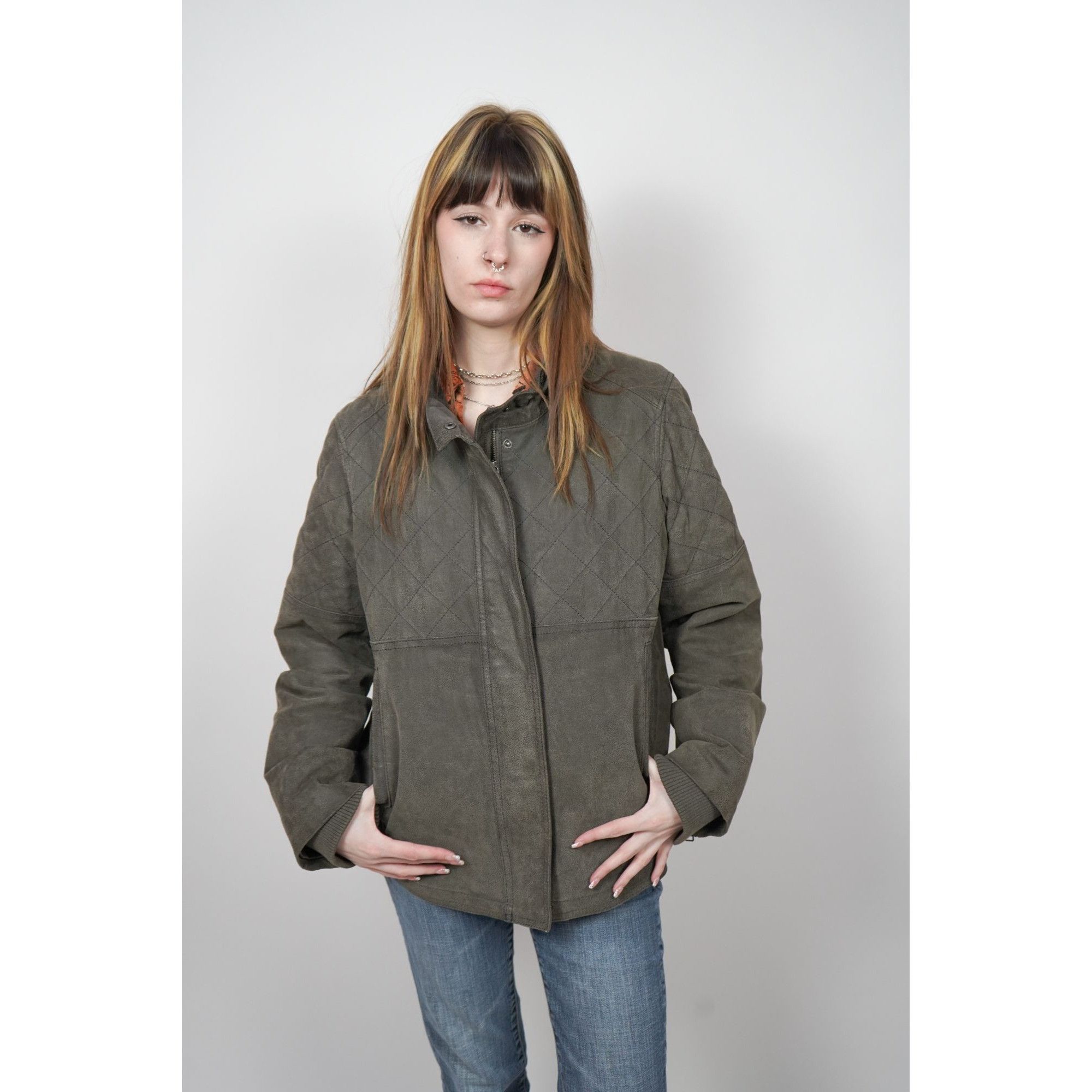 Danier Vintage Danier Suede Leather Oliver Jacket Size L / US 10 / IT 46 - 1 Thumbnail