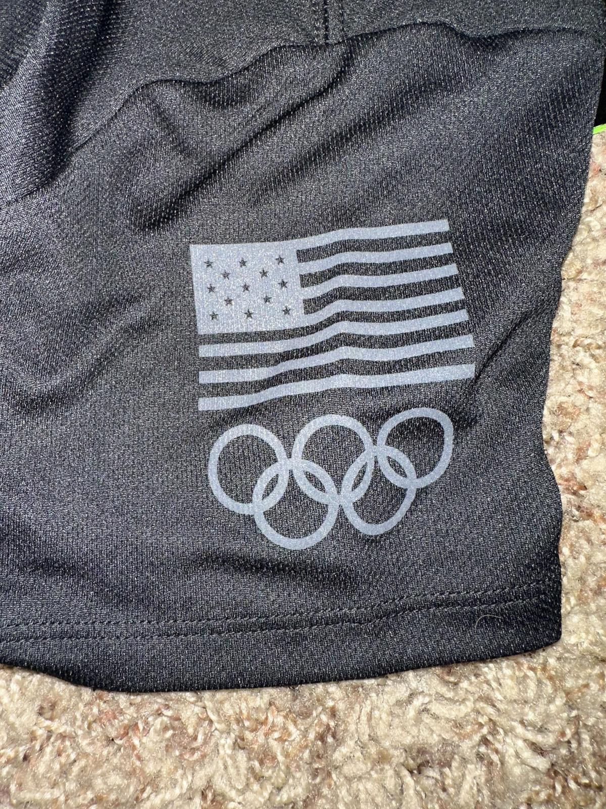 Nike Nike Women’s USATF Team USA Track & Field Running Miler Black T-Shirt Size L / US 10 / IT 46 - 2 Thumbnail