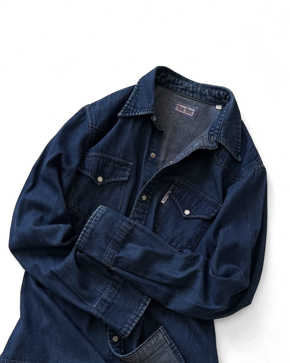 Blue Blue Japan BLUE BLUE SNAP BUTTON SHIRT Size US M / EU 48-50 / 2 - 5 Thumbnail