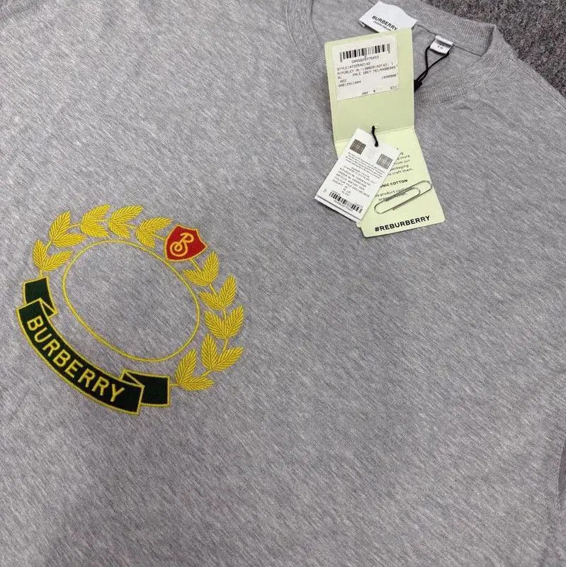 Burberry Burberry Gray Cotton Men's T. Size US XL / EU 56 / 4 - 3 Thumbnail
