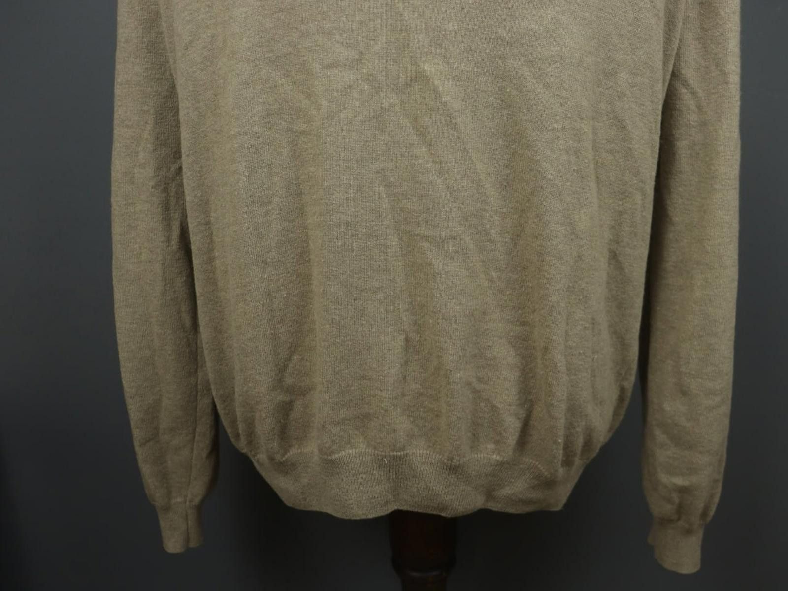 Designer Burberry London Tan Argyle Diamond Wool Sweater Size XL Size US XL / EU 56 / 4 - 7 Thumbnail