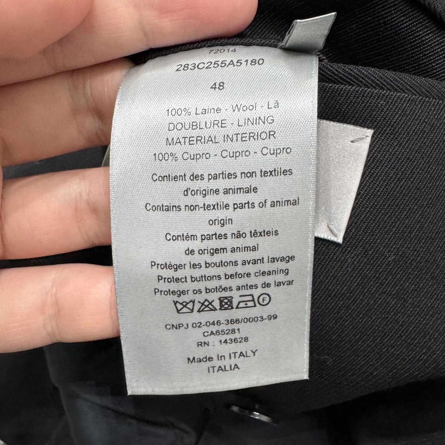 Dior short wool blazer by Dior. Size US L / EU 52-54 / 3 - 4 Thumbnail