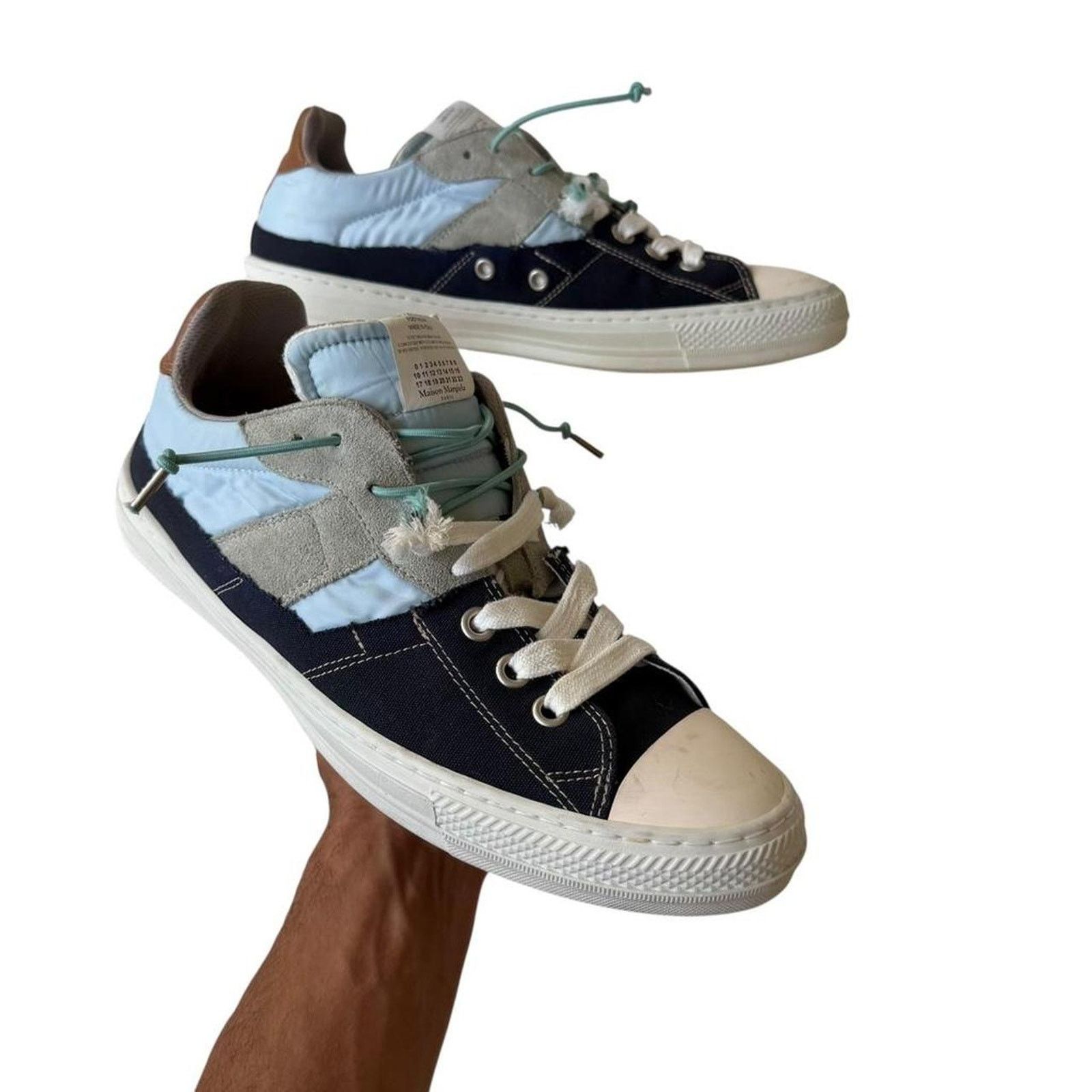 Maison Margiela Evolution 2-in-1 Hybrid Low-Top Sneaker Blue