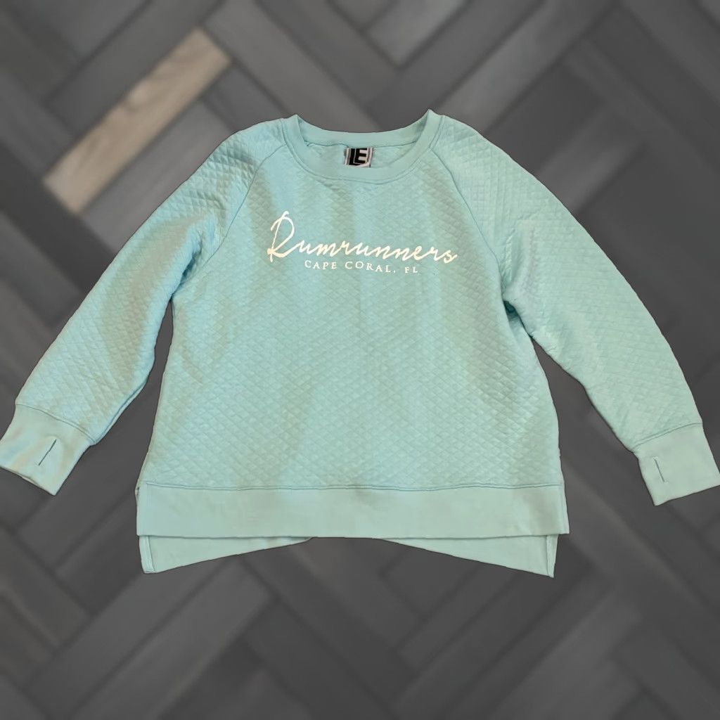Vintage Rumrunners Cape Coral Top Womens Medium Liquid Energy Long Sleeve Pullover Size M / US 6-8 / IT 42-44 - 1 Thumbnail