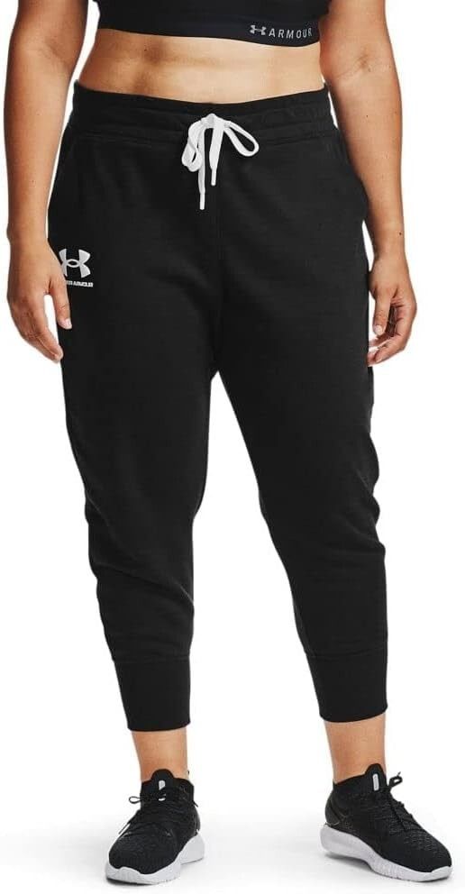 Under Armour Under Armour UA 1357035 Rival Fleece Joggers Black ( 3X ) Size 24" / US 00 / IT 34 - 1 Thumbnail