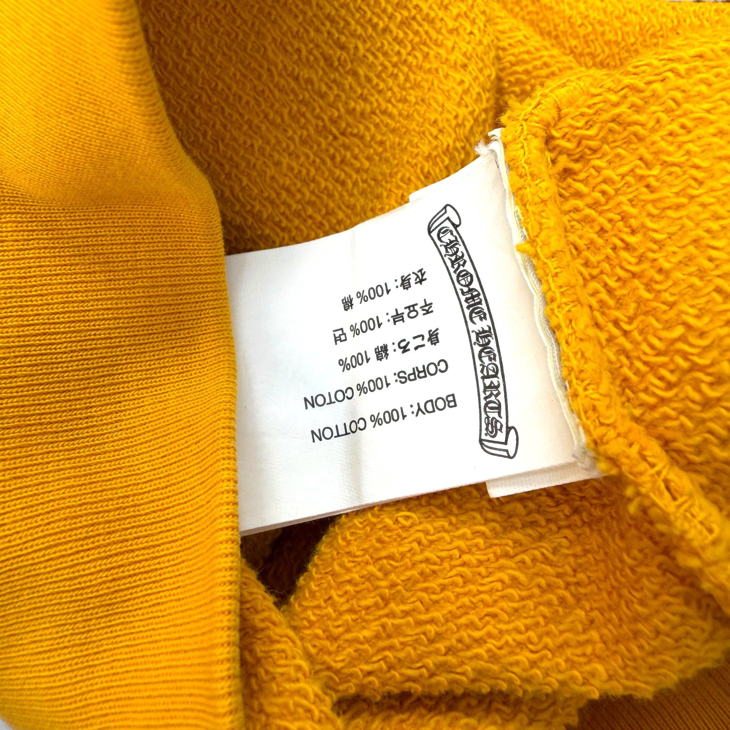 Chrome Hearts Chrome Hearts Matty Boy 'Call Me' Yellow Hoodie XS Size US XS / EU 42 / 0 - 7 Thumbnail