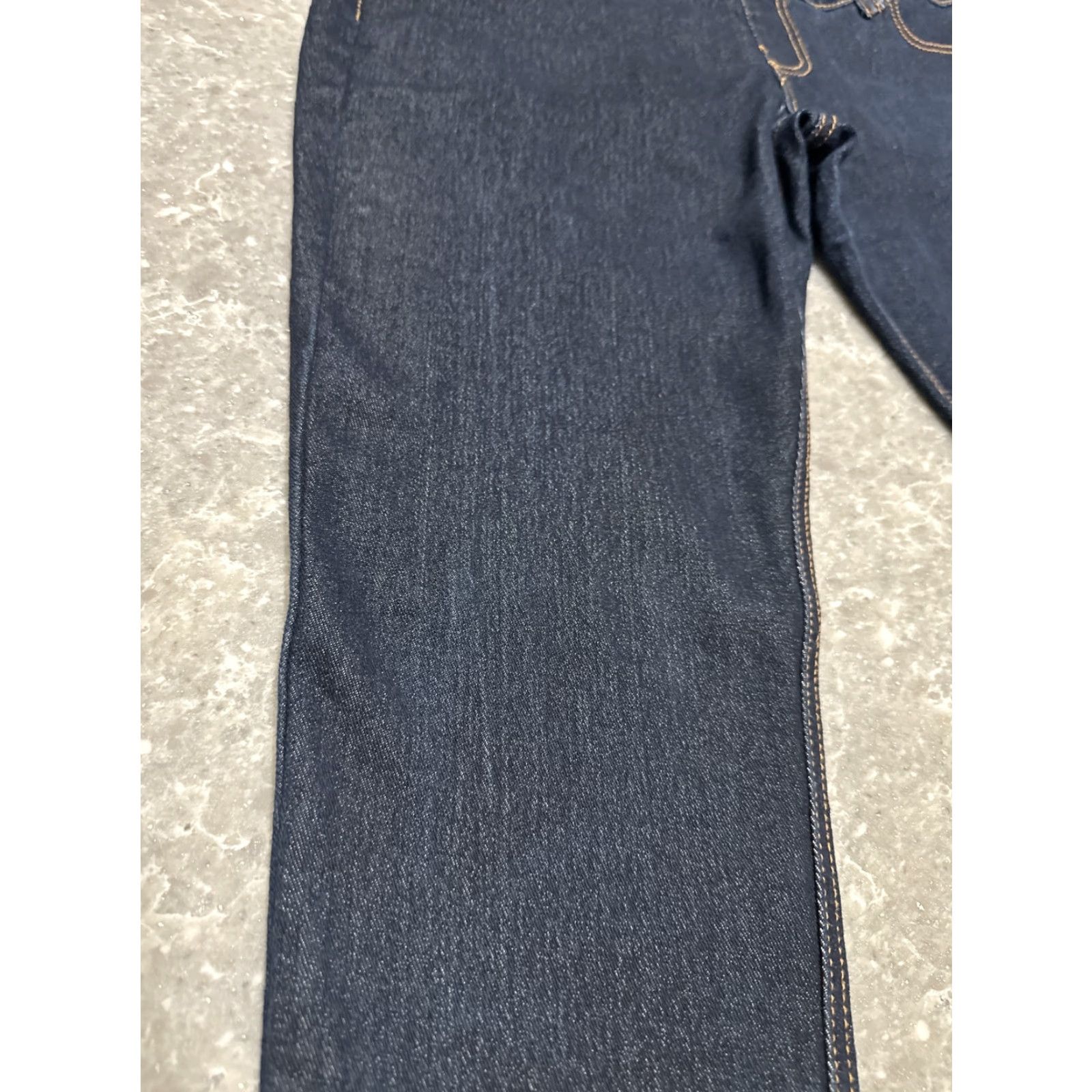 Trippen Tripp NYC Jeans Skinny Dark Wash JN2972 38x31 Size 15 Women Denim Logo Embroidered T Tag Vintage No Size 36" / US 14 / IT 50 - 5 Thumbnail