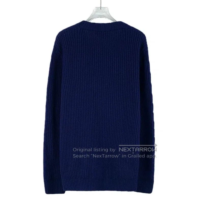Gucci Gucci Dark blue logo embroidered wool V-neck single-breast Size US S / EU 44-46 / 1 - 2 Thumbnail
