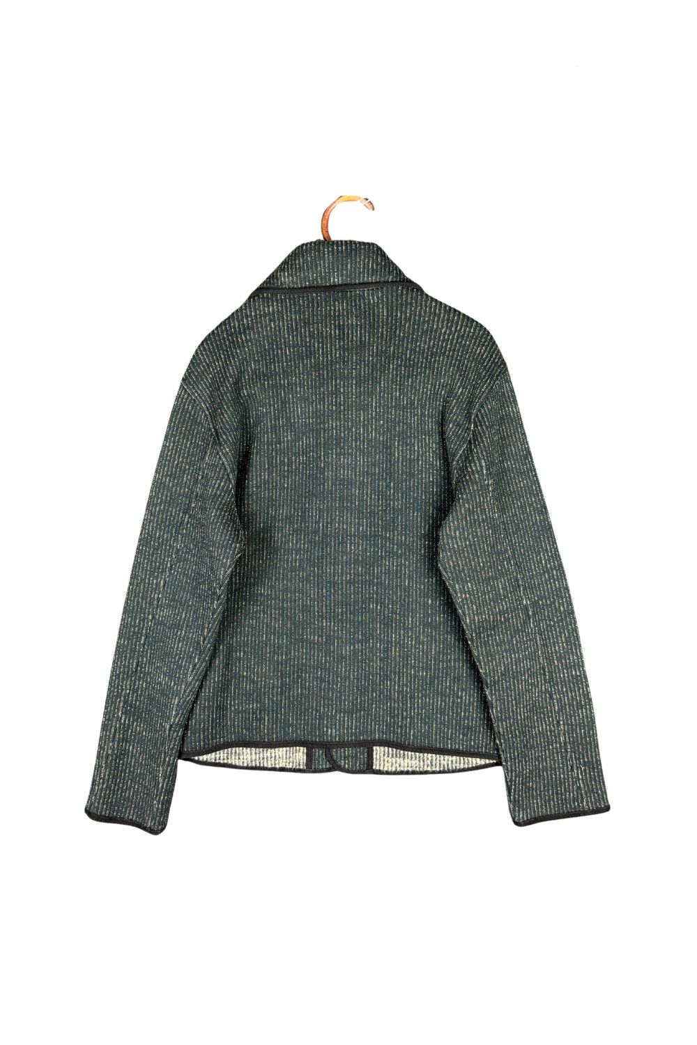 Polo Ralph Lauren 09AW RRL Double RL Shawl Collar Textured Knit Work Jacket Size US M / EU 48-50 / 2 - 2 Thumbnail