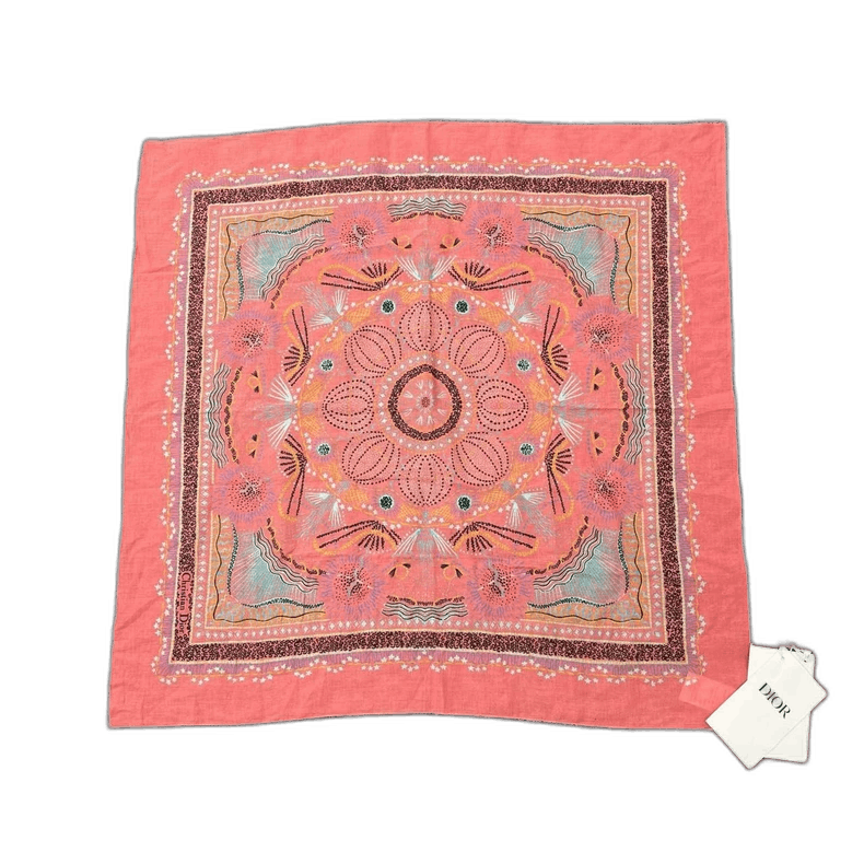 Dior dior patterned square scarf 55x55 Size ONE SIZE - 1 Thumbnail