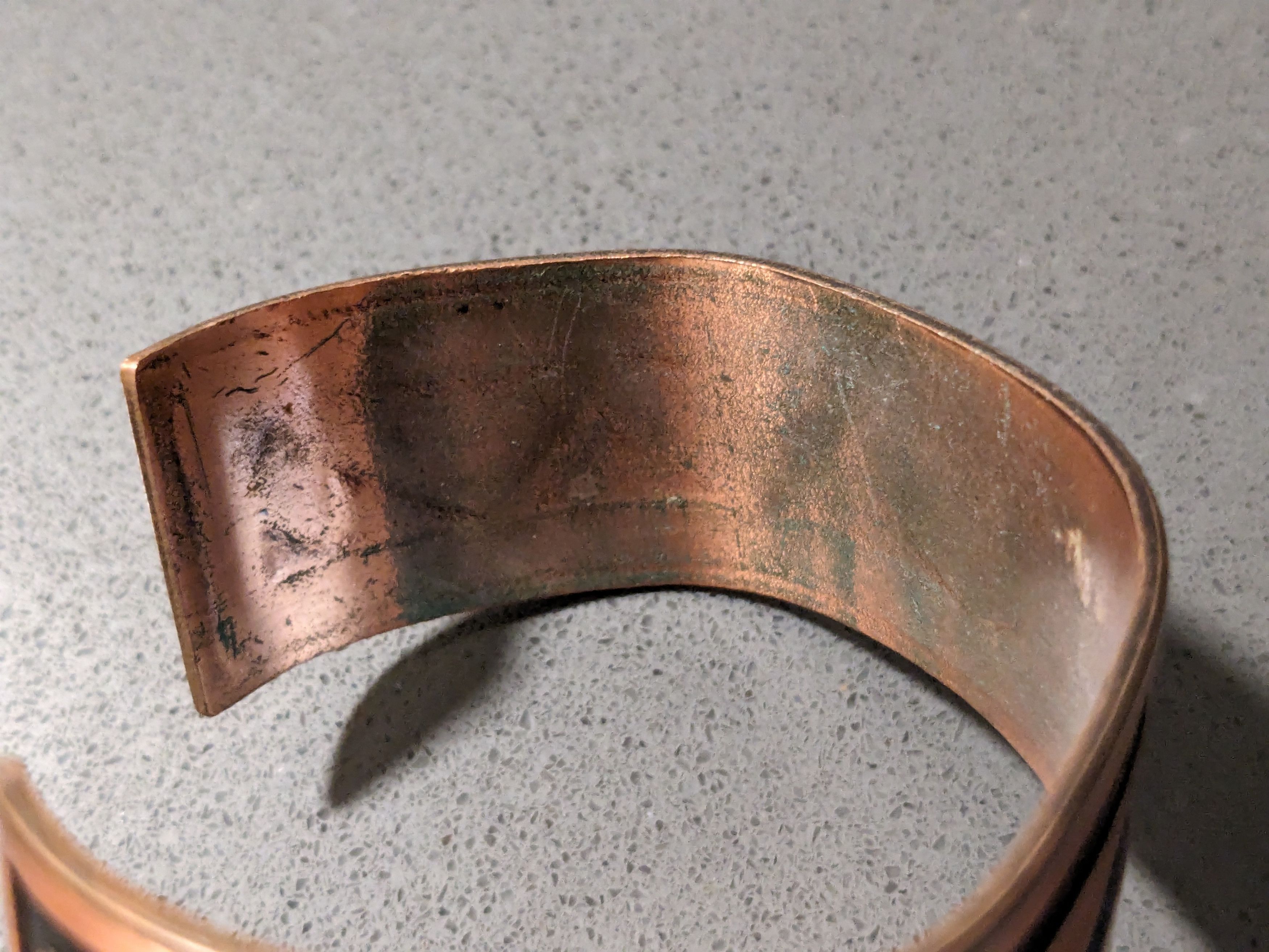 Jewelry × Vintage Vintage Copper Bracelet Cuff Zigzag Native Tribal Americana Size ONE SIZE - 6 Thumbnail