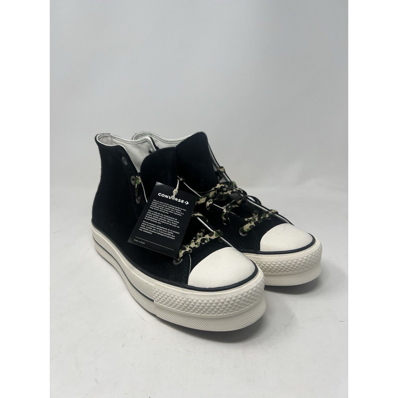 Converse Converse Chuck 70 Suede Black With Camo Laces Size 7.5 M Size US 7.5 / EU 40-41 - 2 Thumbnail