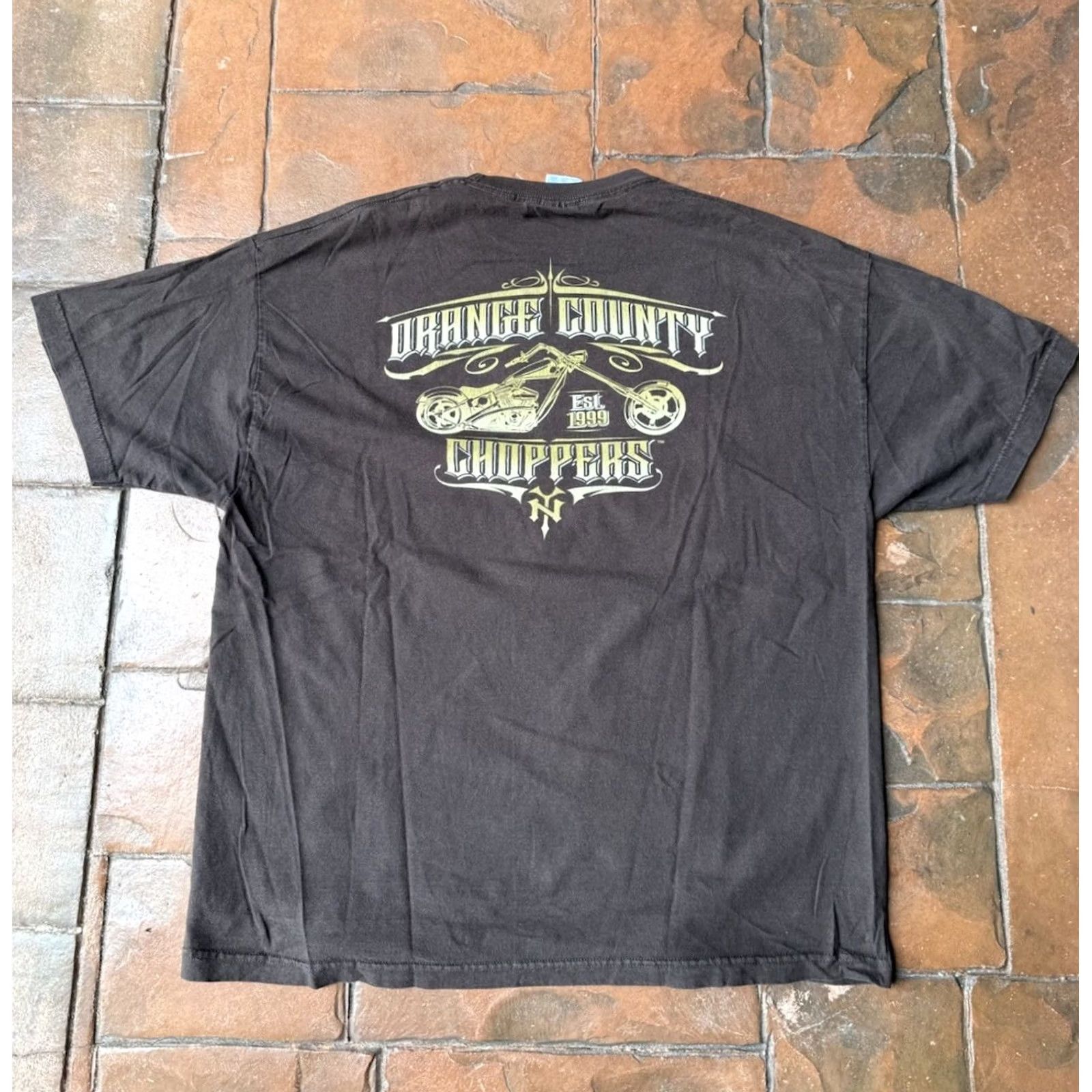 Doublet VINTAGE OCC T-Shirt XXL Double Sided Biker Choppers Orange County Choppers Mens 90s Motorcycle Graphic Print Crew Neck Short Sleeve Cotton Logo Size US XXL / EU 58 / 5 - 2 Thumbnail