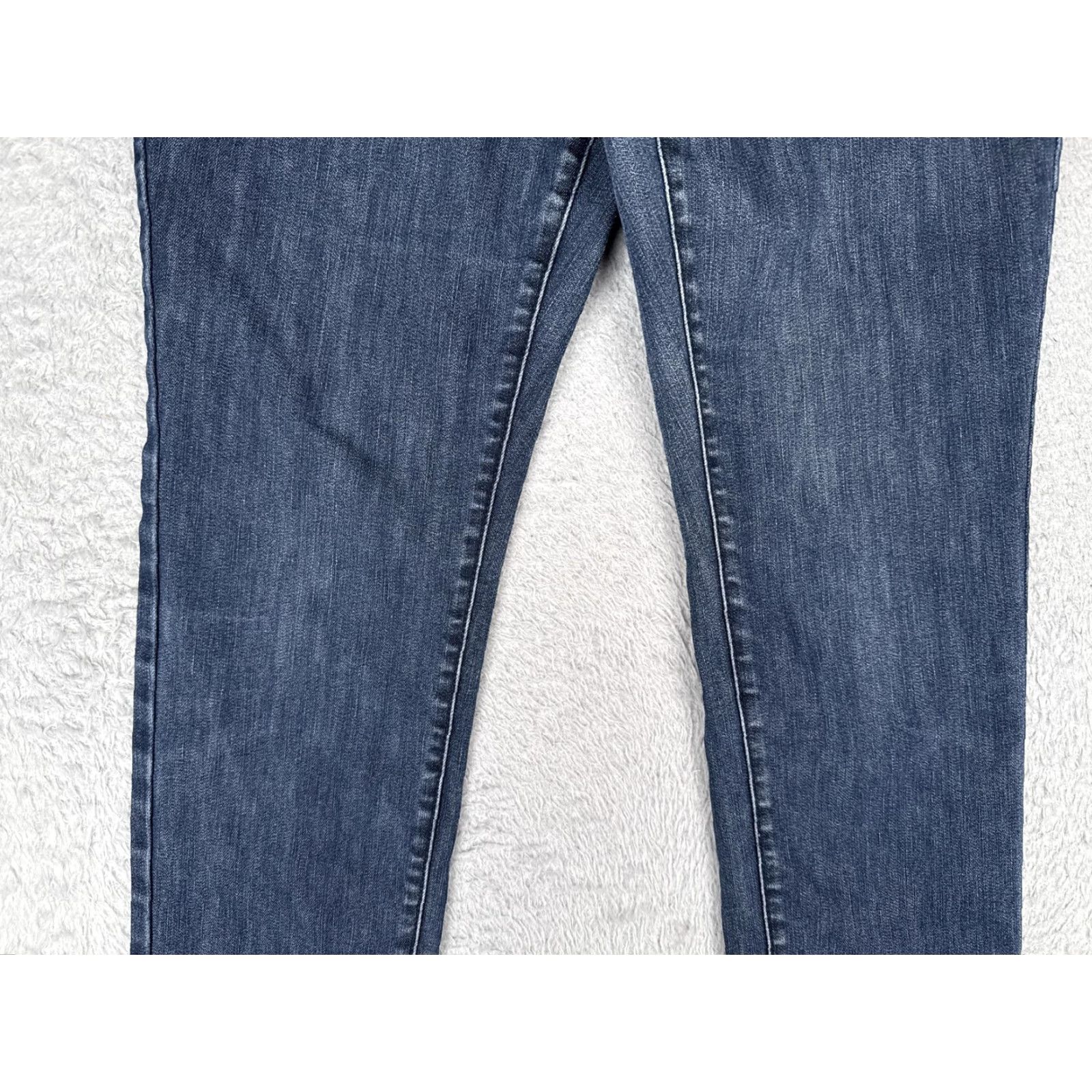 Coldwater Creek Coldwater Creek Jeans Womens Petite 8 Blue Denim Straight Leg Mid Rise Stretch Jeans Size 30" / US 8 / IT 44 - 3 Thumbnail