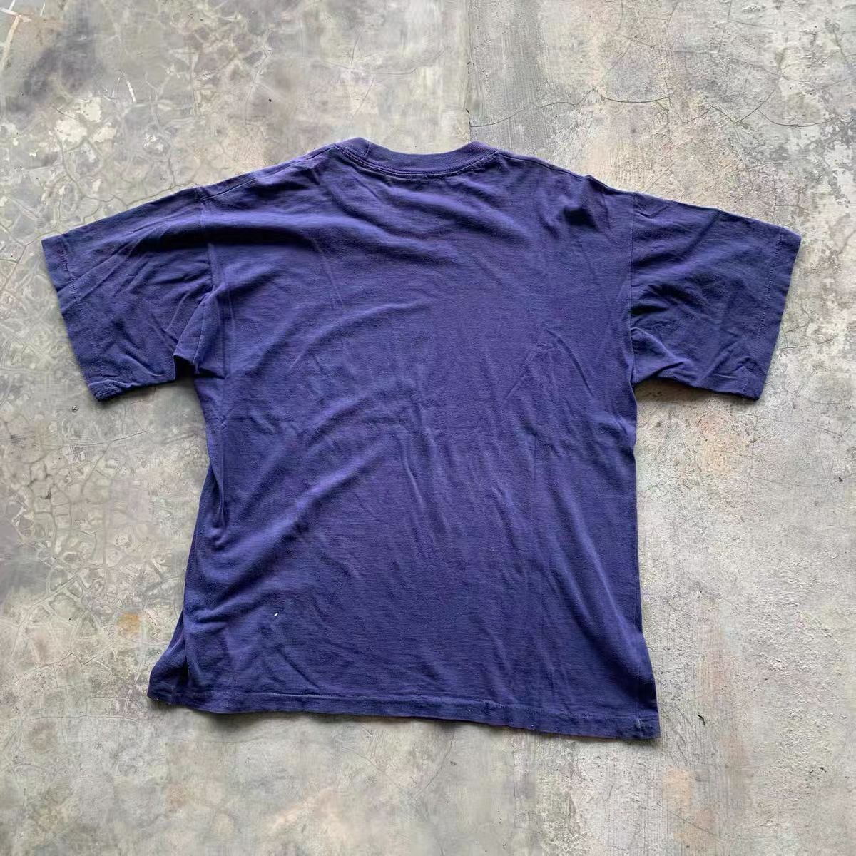 Vintage Blue Washed Vintage-Print Cotton T-Shirt Size US M / EU 48-50 / 2 - 2 Thumbnail