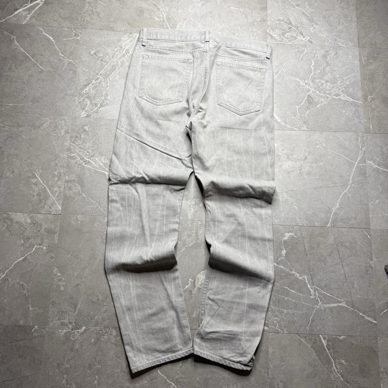 Rag & Bone Rag & Bone Jeans 34x31 Light Gray Fit Slim Stretch Denim Size US 34 / EU 50 - 3 Thumbnail