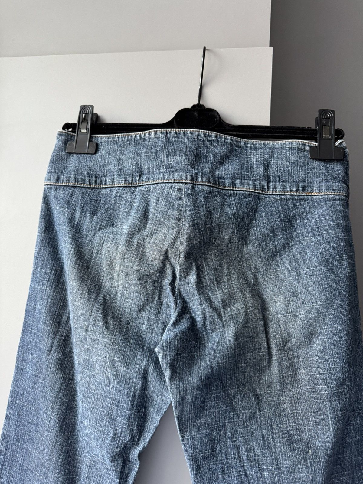 Japanese Brand 🚨Vintage Y2K Miss Sixty Flared Belt Pants Streetwear 90s Size 31" - 8 Thumbnail