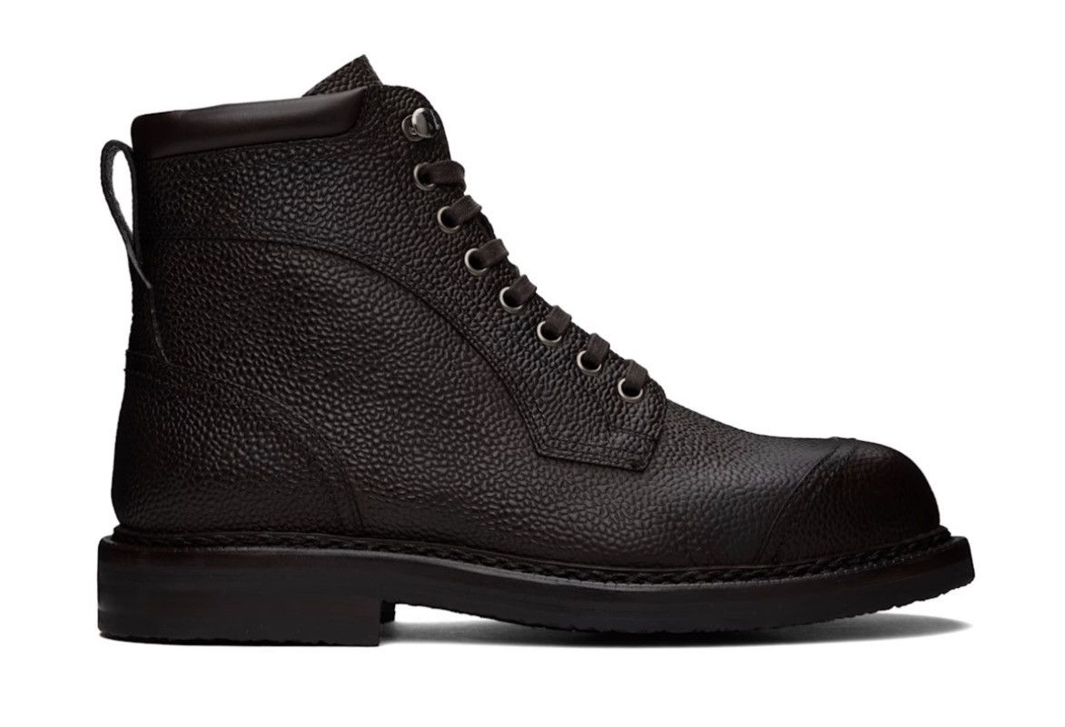 Bally Bally Nedward Brown Pebbled Leather Boots 10UK/11US Size US 11 / EU 44 - 9 Thumbnail