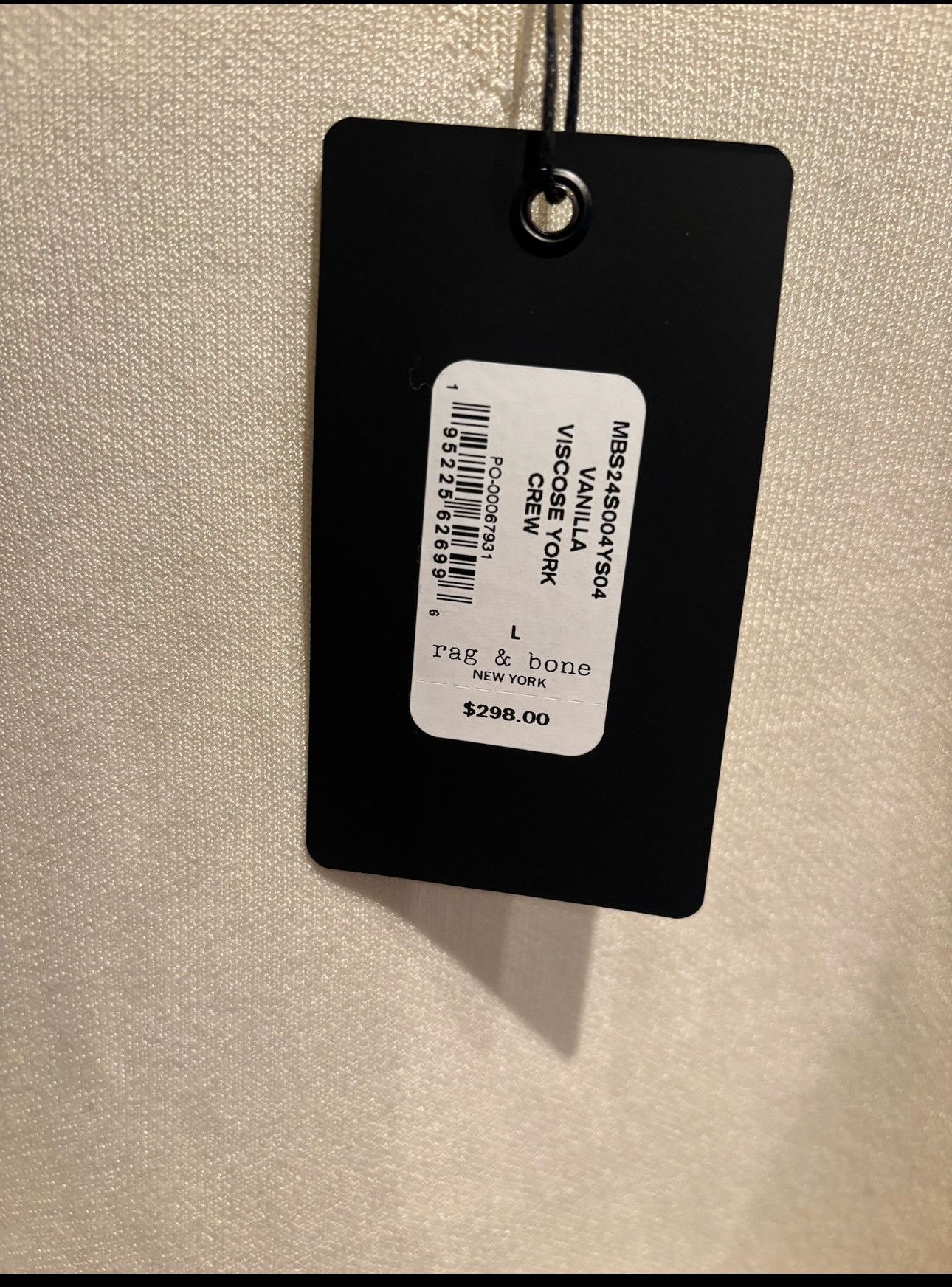 Rag & Bone Laser Etched collar Rag & Bone sweatshirt $295 retail Size US L / EU 52-54 / 3 - 4 Thumbnail