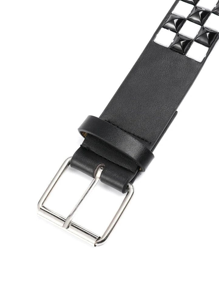 Japanese Brand × Vintage Checkers studded belt Size ONE SIZE - 2 Thumbnail