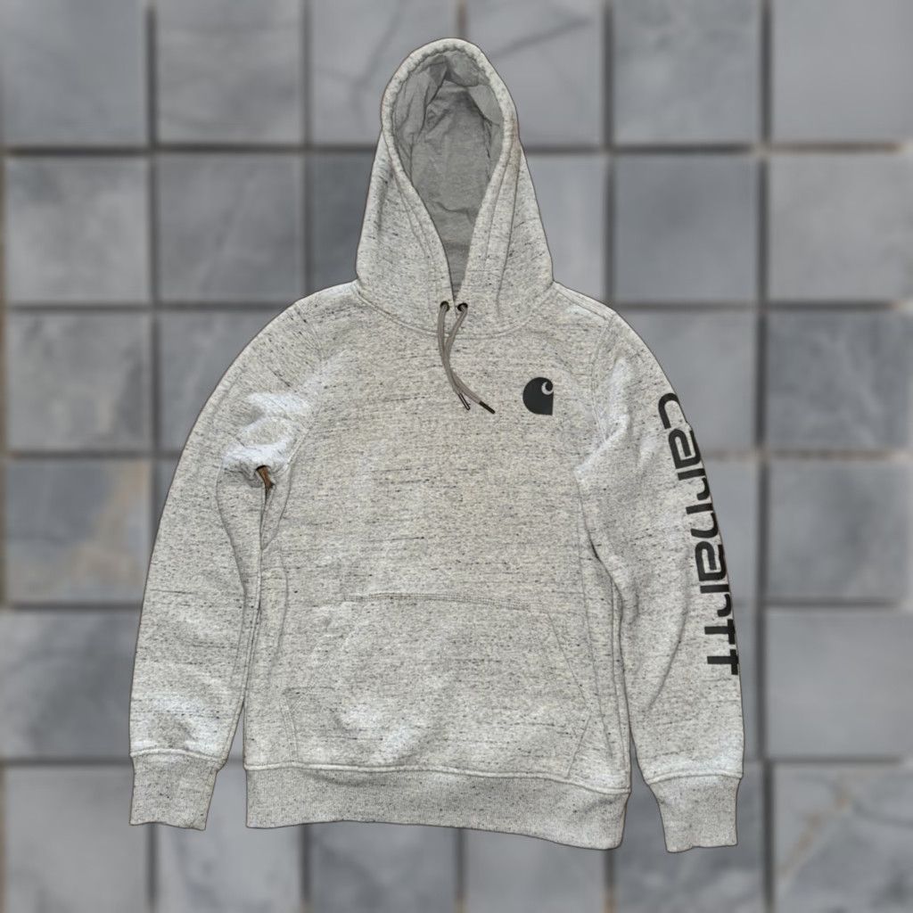 Carhartt Carhartt Hoodie Grey Small Relaxed Fit Mens Pullover Men’s S 19x25 Size US S / EU 44-46 / 1 - 1 Thumbnail