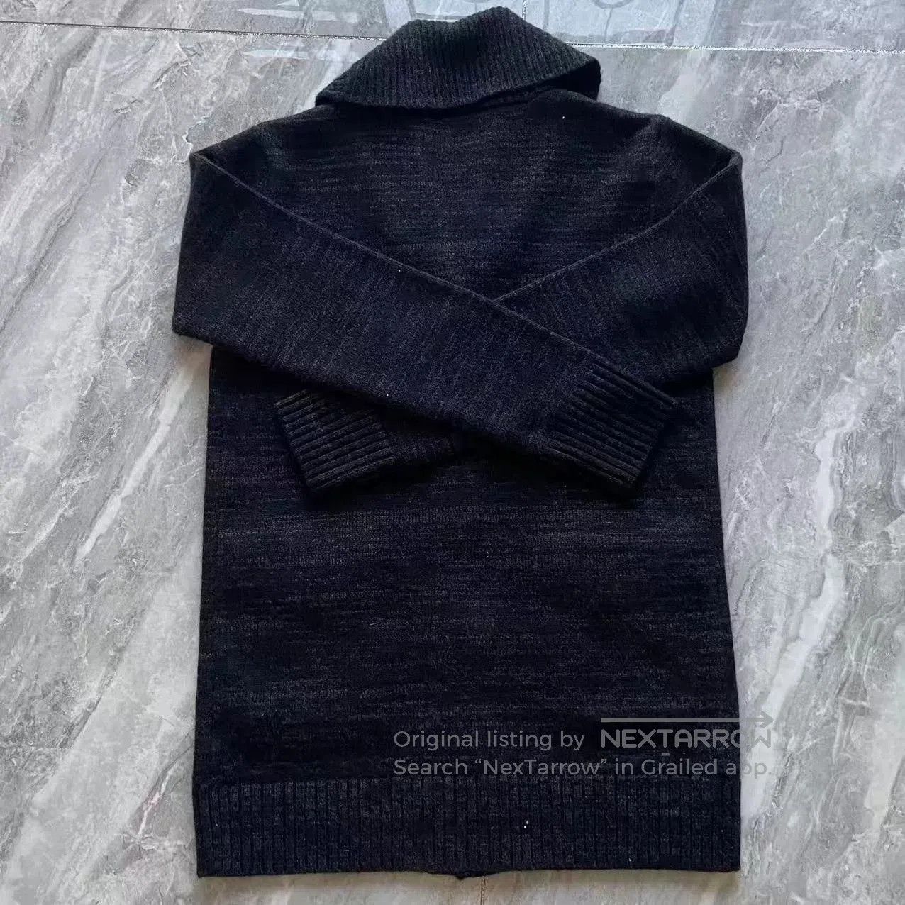 RRL Ralph Lauren DOUBLE RL SS22 Shawl Collar Cashmere Sweater. Size M / US 6-8 / IT 42-44 - 3 Thumbnail