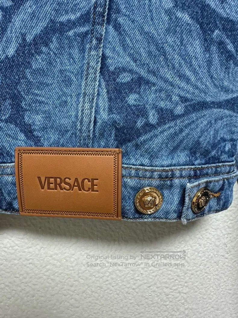 Versace Versace Blue washed denim jacket Size US XXS / EU 40 - 7 Thumbnail