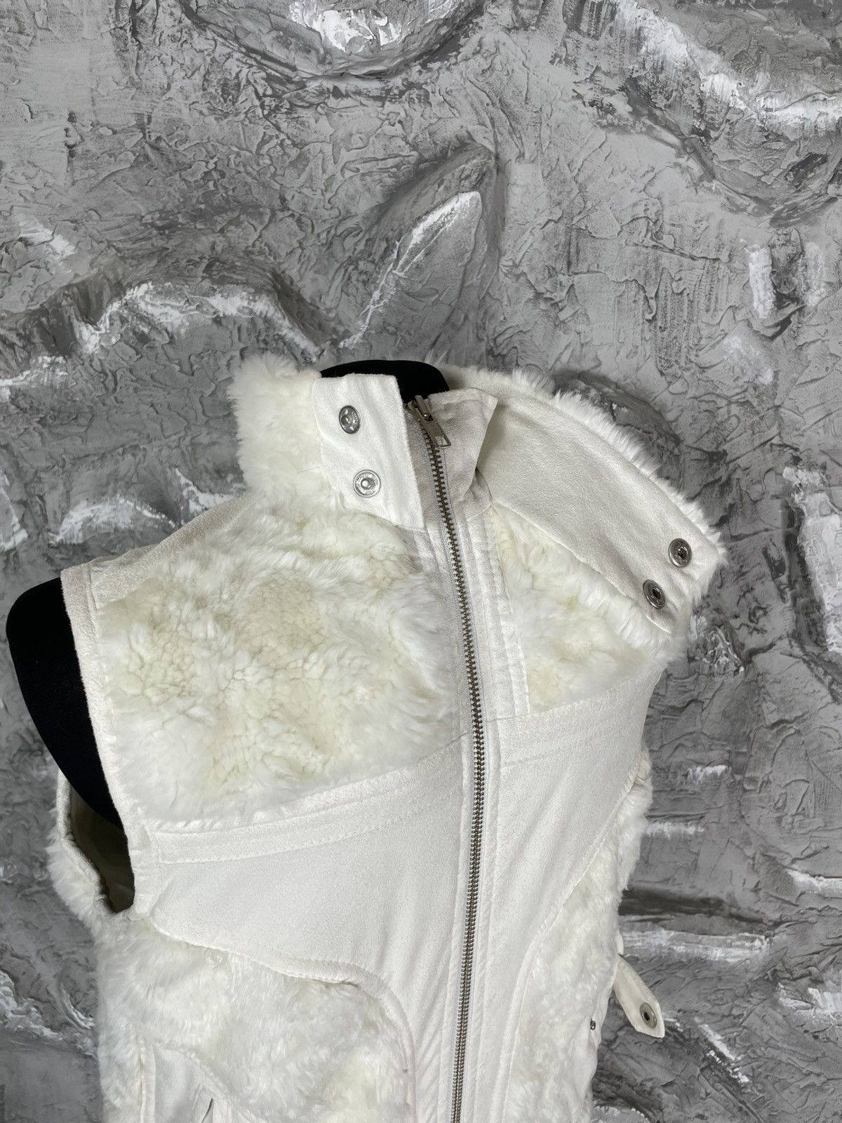 If Six Was Nine 2000s Y2K Fur Vest Japanese Opium Archive Rick Owens Style Size US S / EU 44-46 / 1 - 9 Thumbnail