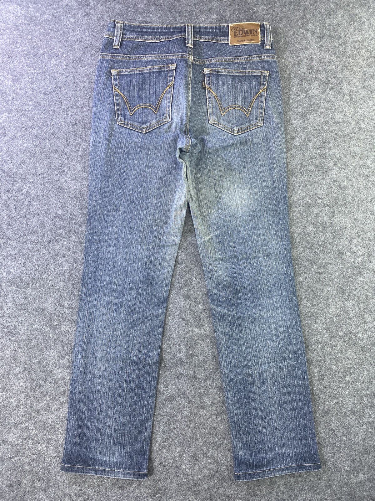 Edwin × Japanese Brand × Jean Miss Edwin Distress Wash Denim - J932 Size 30" / US 8 / IT 44 - 3 Thumbnail