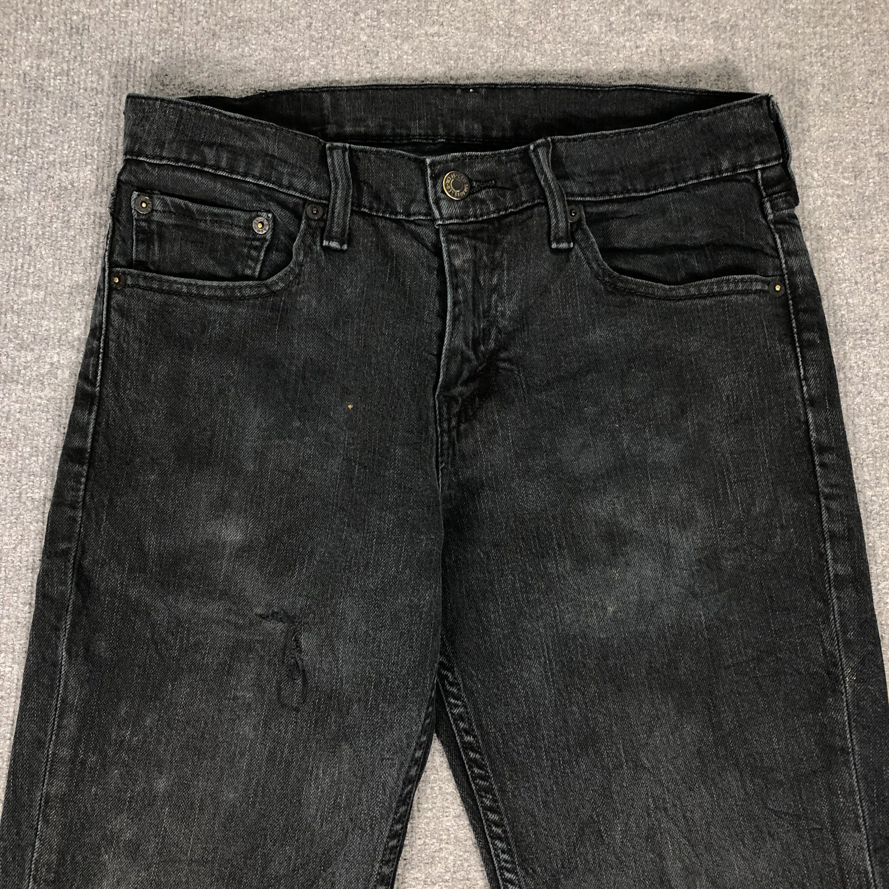 Levi's × Vintage Womens Vintage Levis 511 Jeans Faded Black L889W Size 31" - 2 Thumbnail