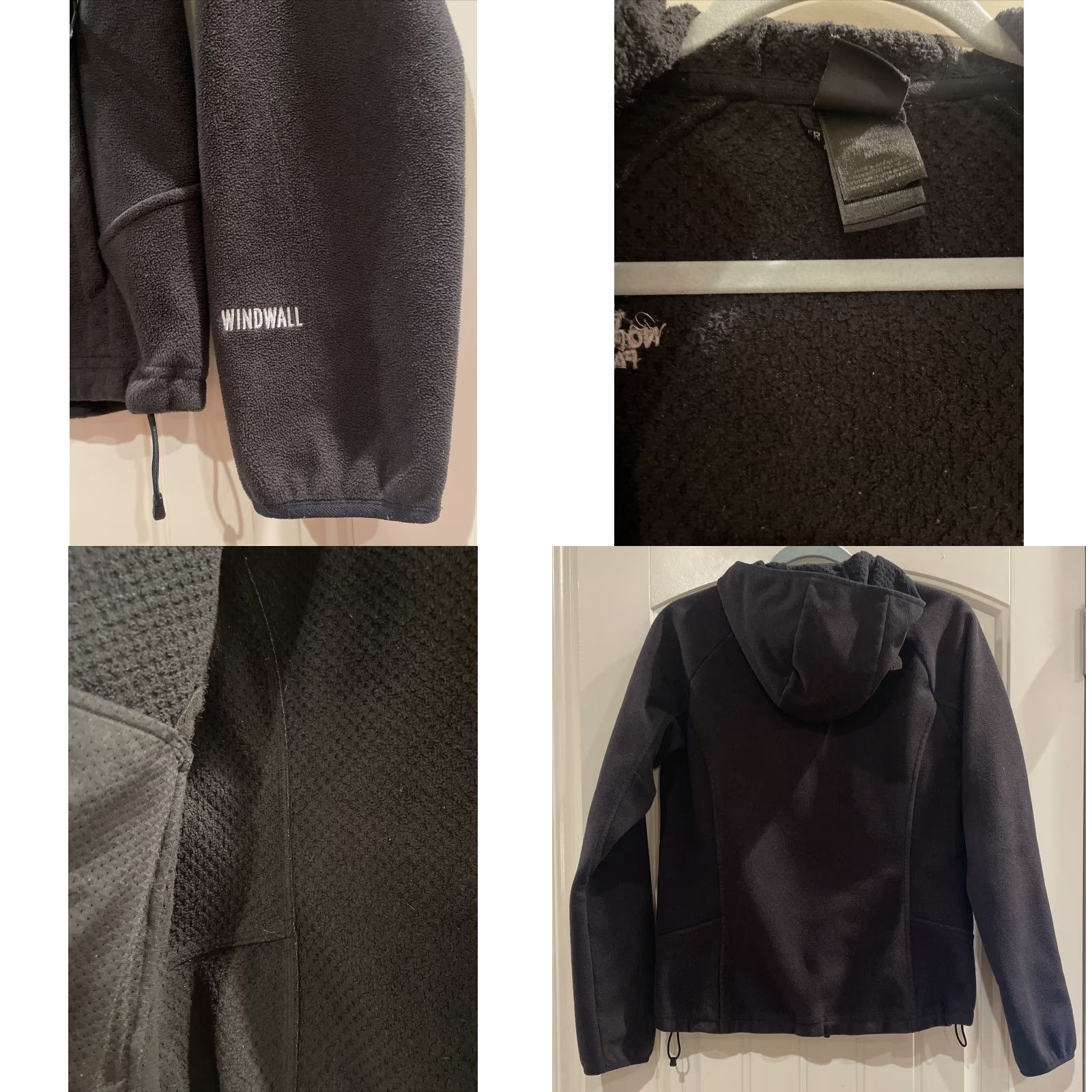 The North Face The North Face Women’s Black Windwall The North Face Shell Jacket Soft Outer Size Medium ANGX Black Hooded Size M / US 6-8 / IT 42-44 - 8 Thumbnail