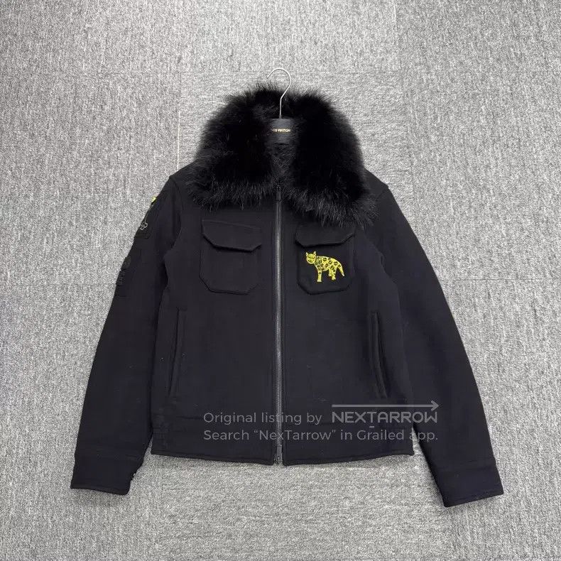Fendi Fendi Little Monster Embroidered Lamb Fur Jacket Size US S / EU 44-46 / 1 - 1 Thumbnail