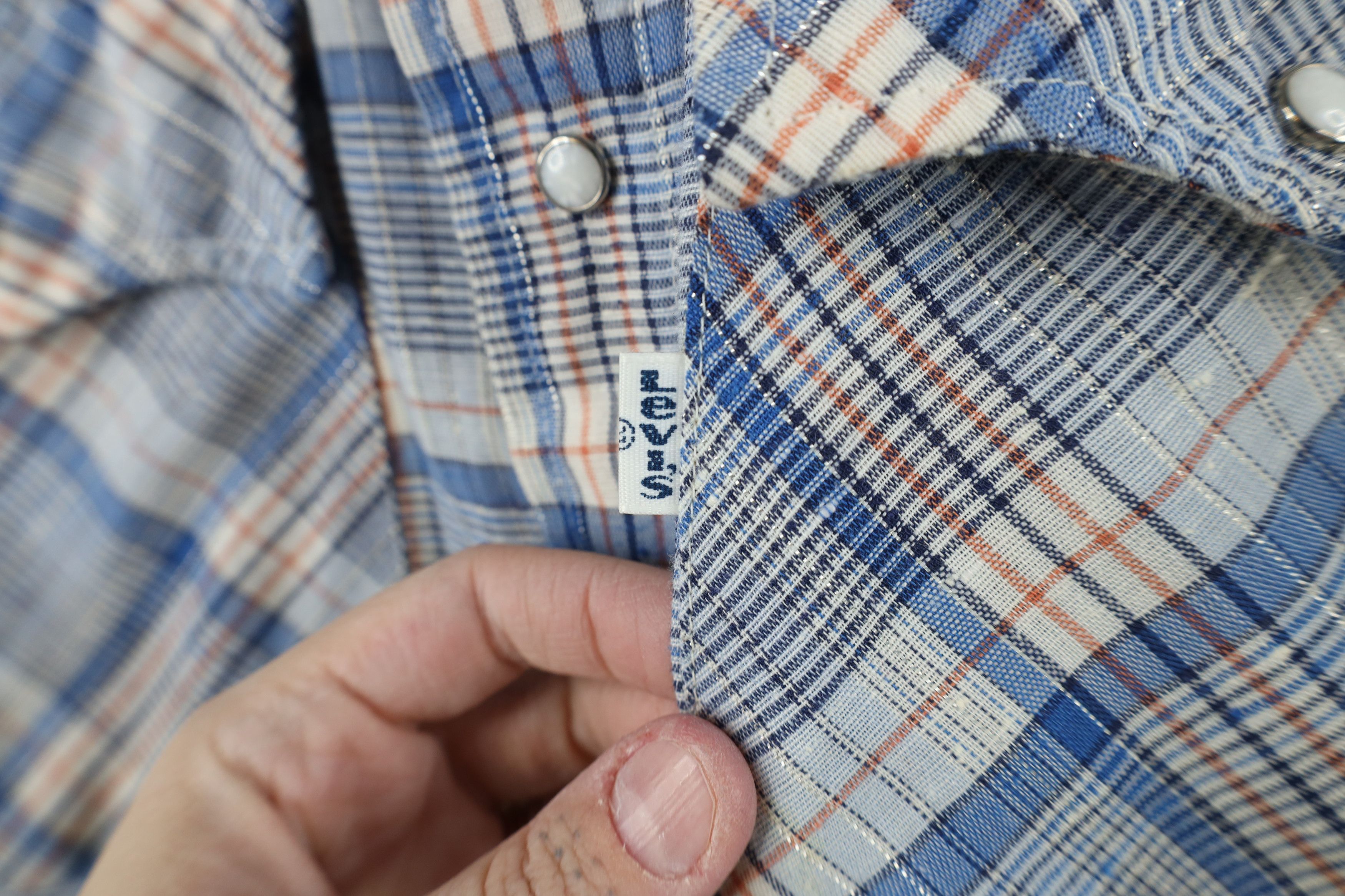 Levi's Vintage 80s Levis Western Short Sleeve Snap Button Shirt USA Size US M / EU 48-50 / 2 - 4 Thumbnail